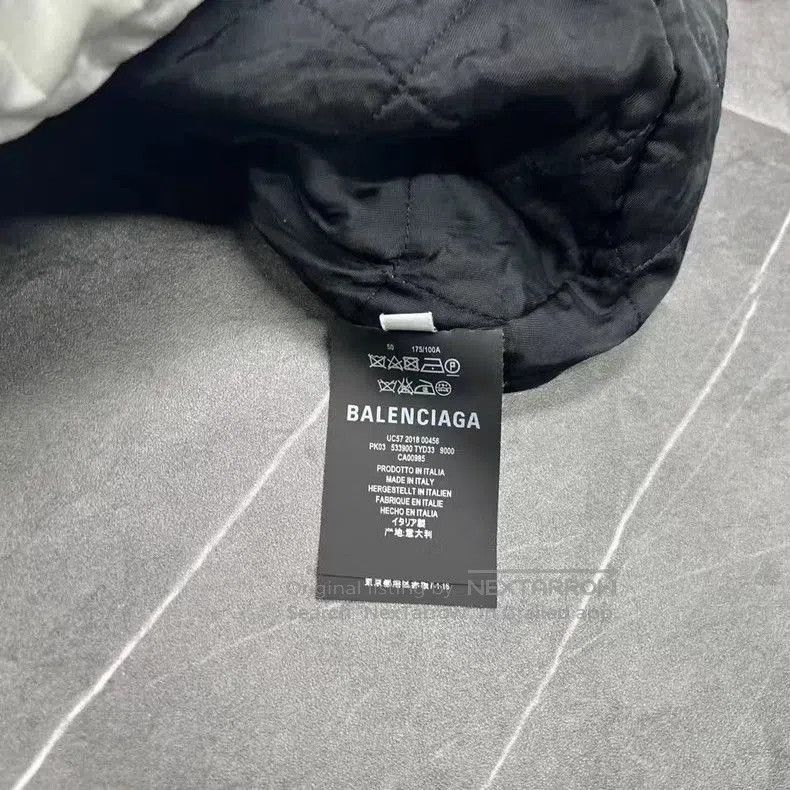 Balenciaga Balenciaga White Embroidered Logo Jacket. Size US L / EU 52-54 / 3 - 6 Thumbnail