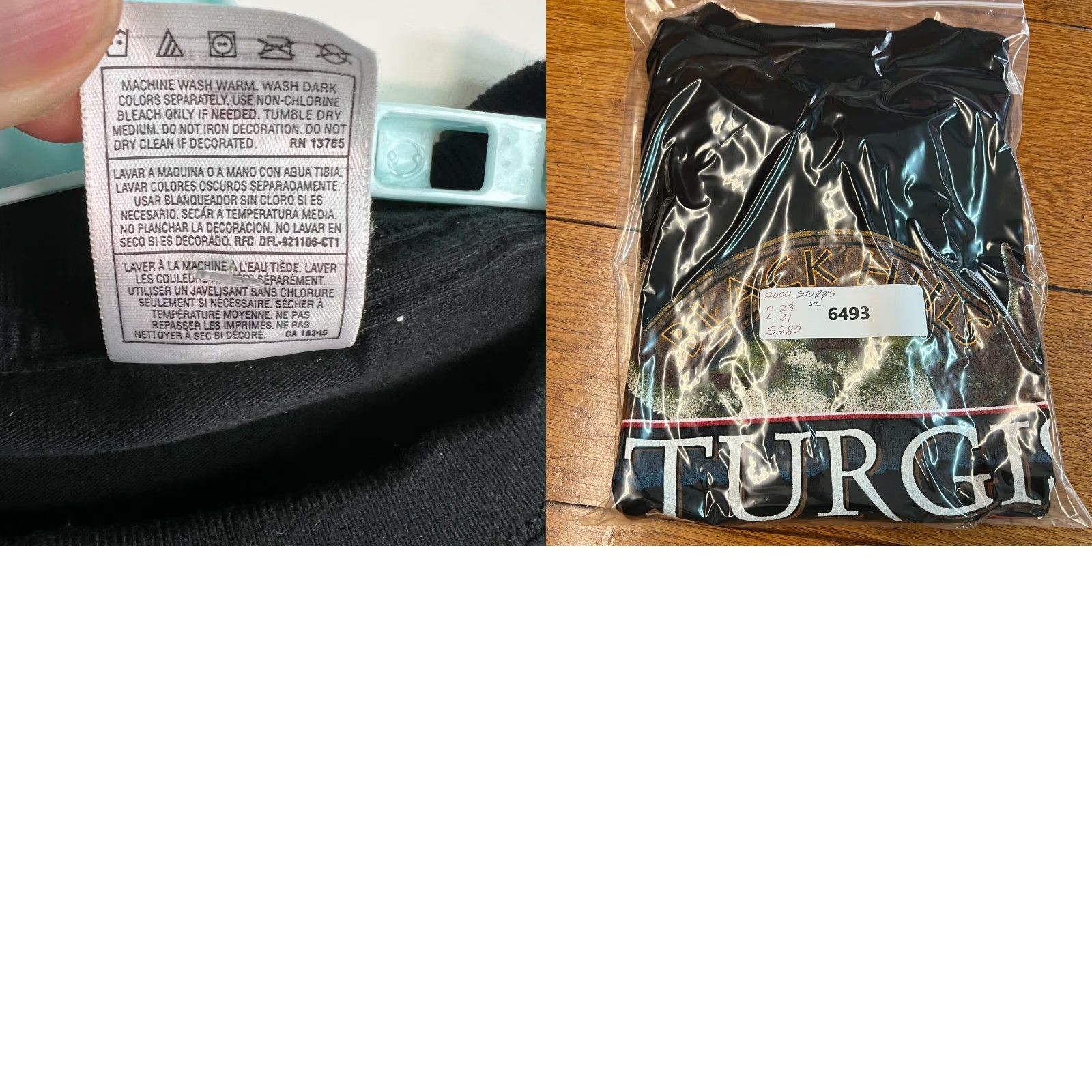 Fruit Of The Loom VINTAGE The First Sturgis Rally Millennium 2000 Black Hills Mens Black Tee XL T Shirt Graphic 100% Cotton Motorcycle Crew Neck Short Sleeve N/A Size US XL / EU 56 / 4 - 8 Thumbnail