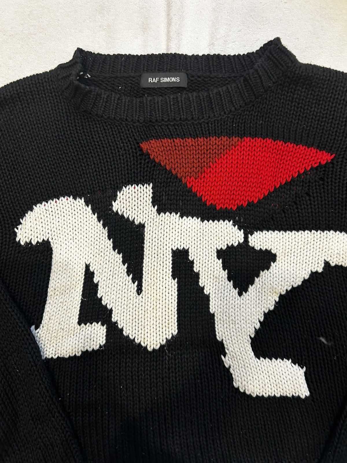 Raf Simons Raf Simons I Love NY Sweater cropped Size US S / EU 44-46 / 1 - 4 Thumbnail