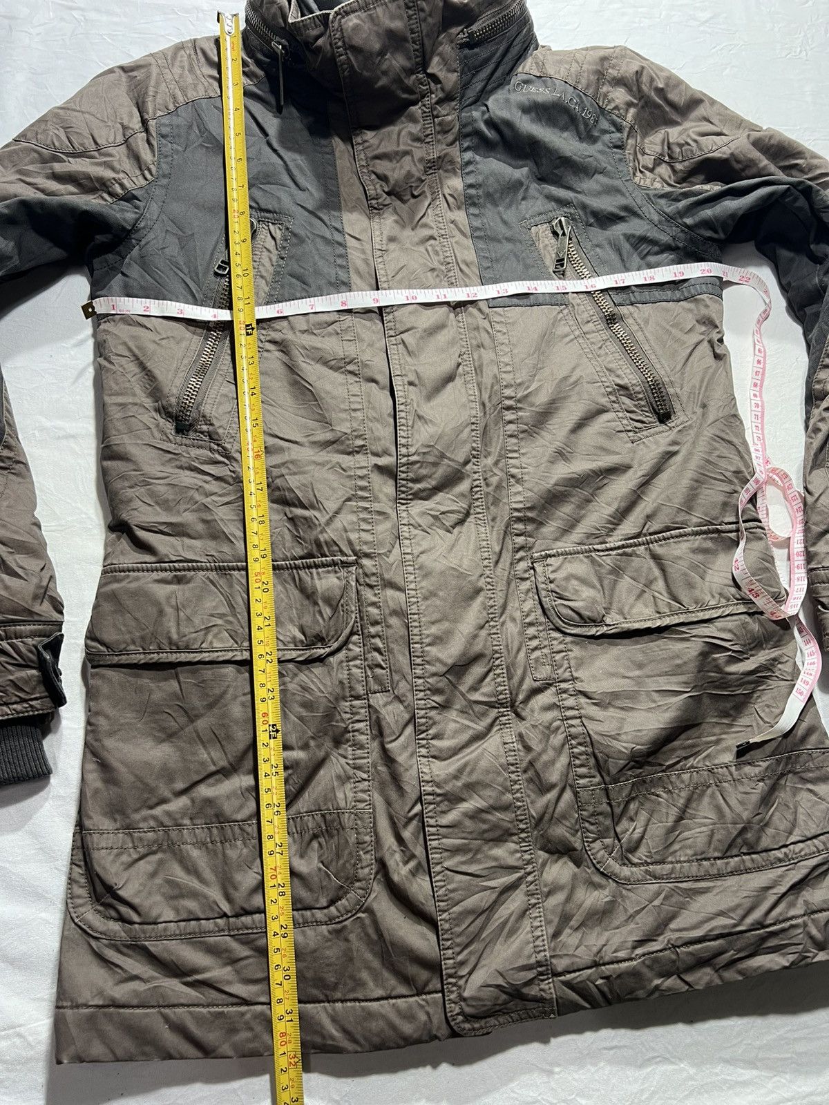 Guess Guess Men's Military Quilted Cotton M65 Field Jacket Size US M / EU 48-50 / 2 - 8 Thumbnail