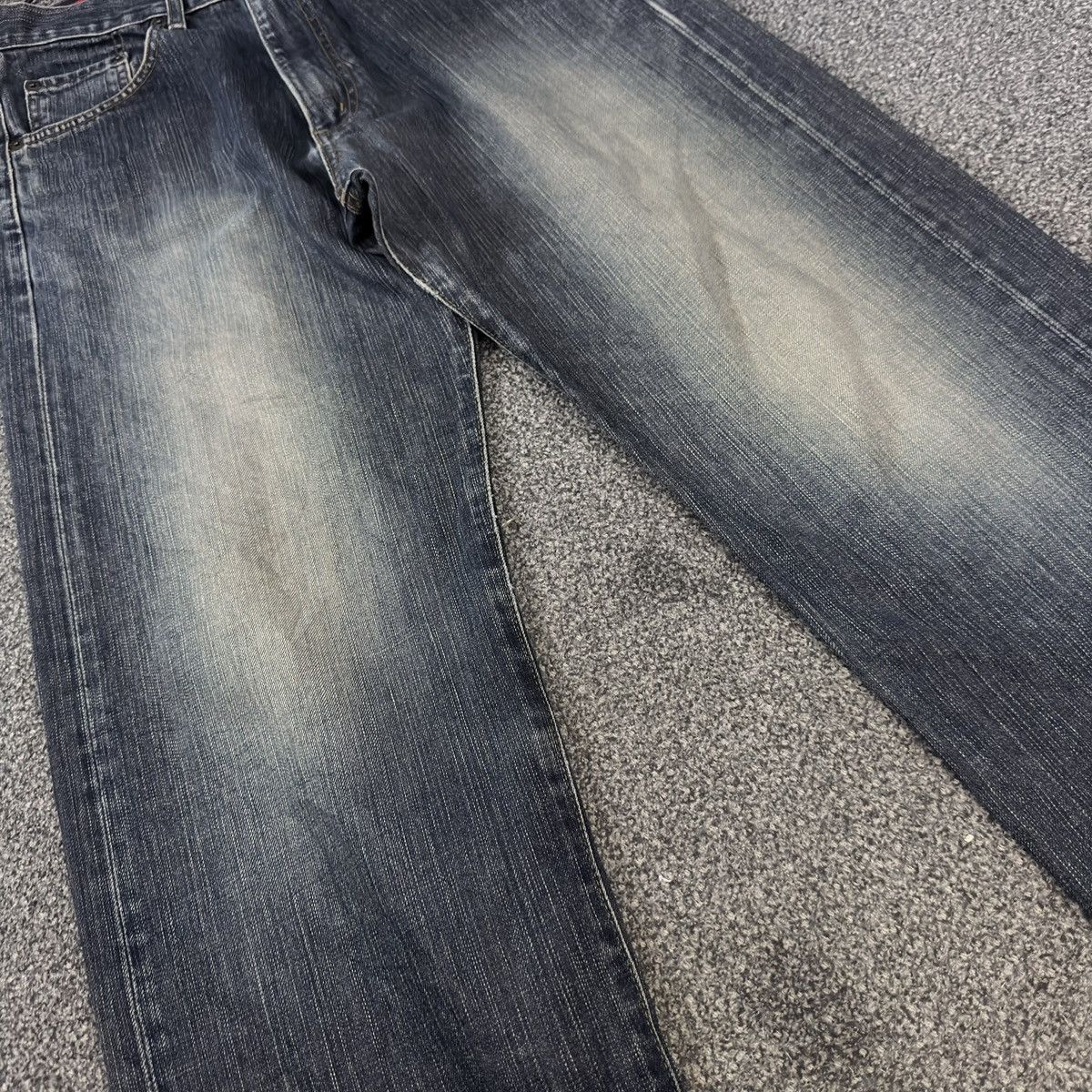 Edwin 🇯🇵 Vintage 90s Japanese Edwin 503 Rusty Destroyed Denim Size US 31 - 4 Thumbnail