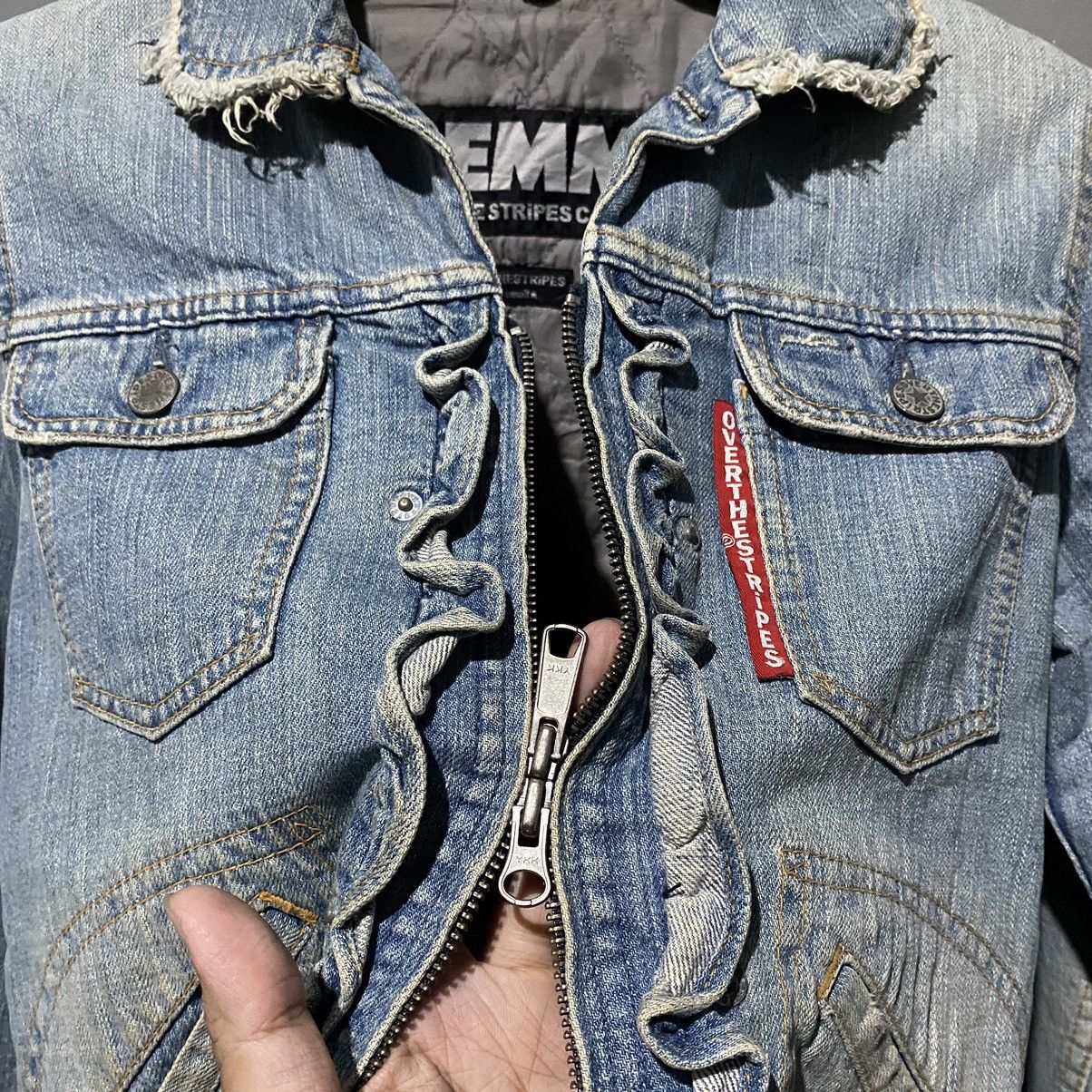 Issey Miyake × OVER THE STRiPES Overthestripes Gremmie Double Zip Up Jacket Size XS / US 0-2 / IT 36-38 - 6 Thumbnail