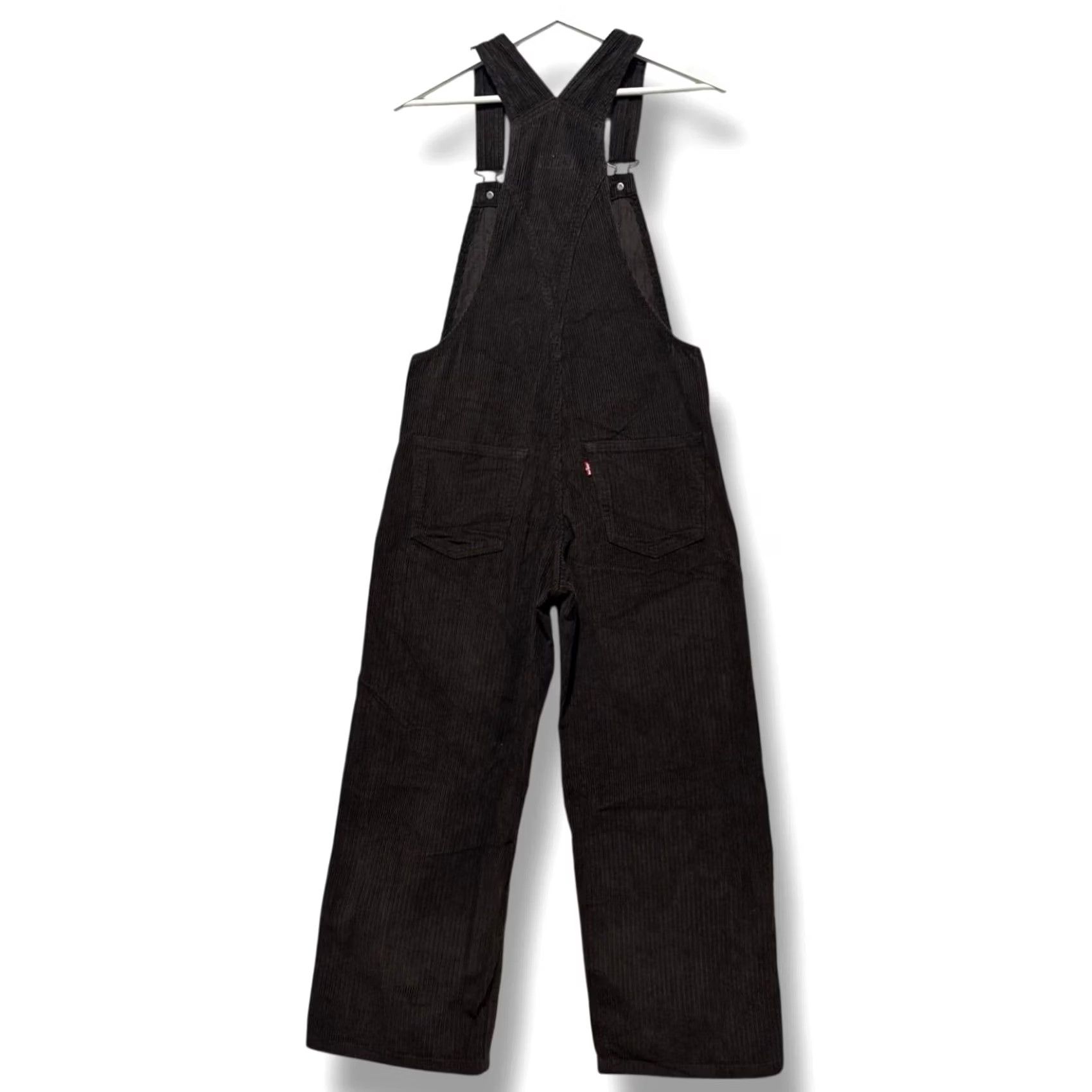 Levi's Levi's Premium Baggy Corduroy Women's Overalls XS Brown Red Tab Irregular Overall One-Piece Wide-Leg Category: Overalls Size 26" / US 2 / IT 38 - 2 Thumbnail