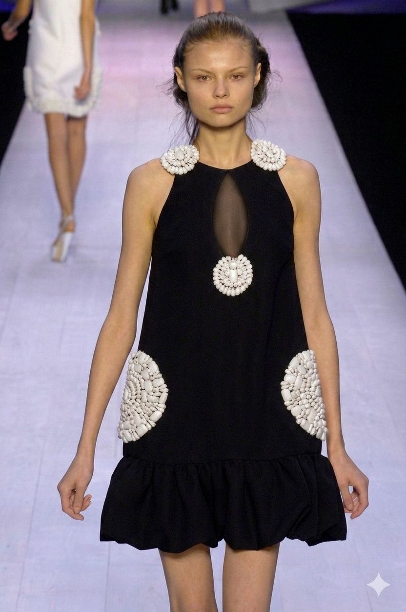 Giambattista Valli Giambattista Valli Black Silk Shift Dress IT 42/US Small NWT Size M / US 6-8 / IT 42-44 - 1 Thumbnail