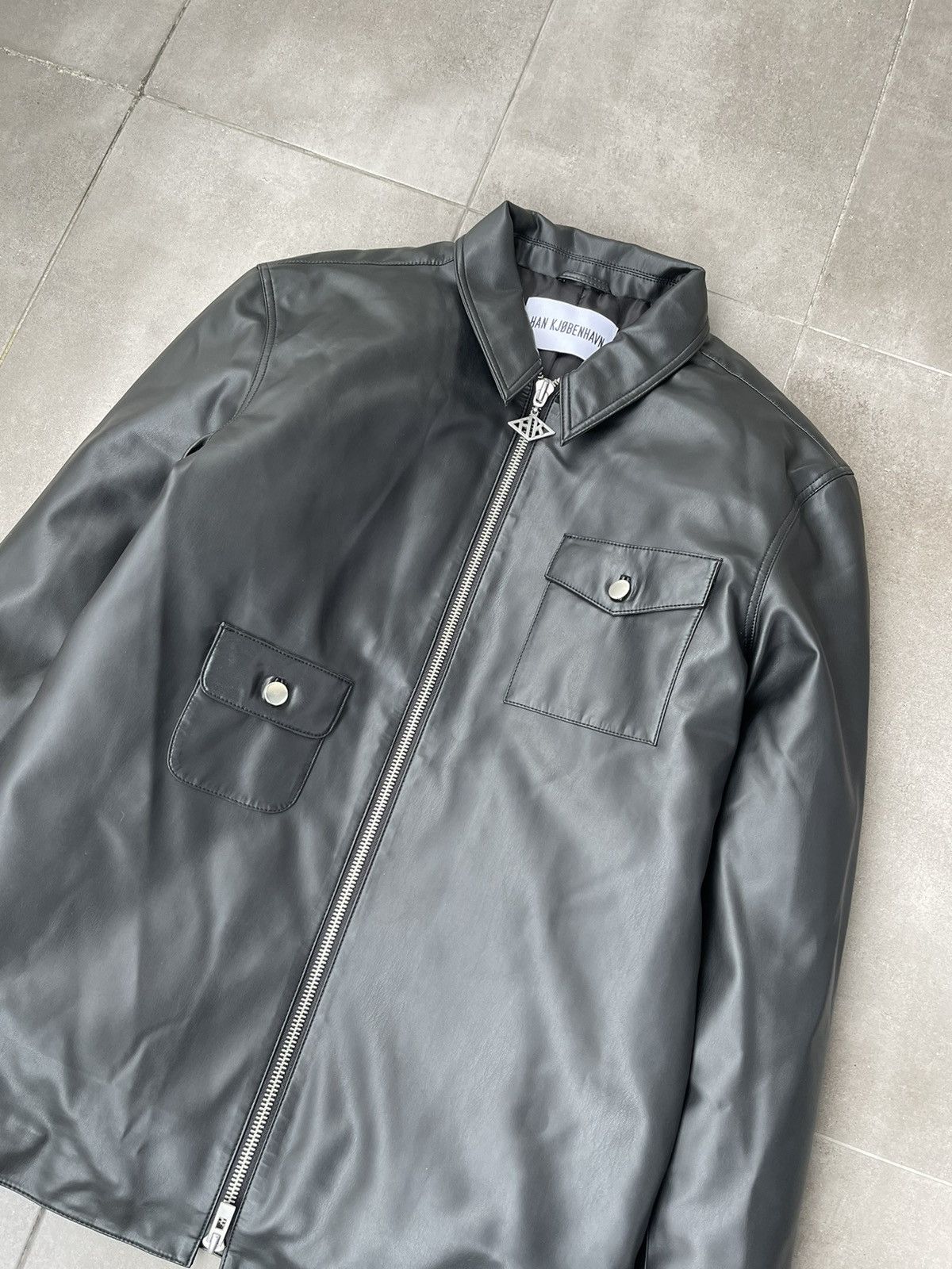Han Kjobenhavn !DS! FW22 Han Kjobenhavn Army Zip Overshirt Black Jacket Size US M / EU 48-50 / 2 - 14 Thumbnail