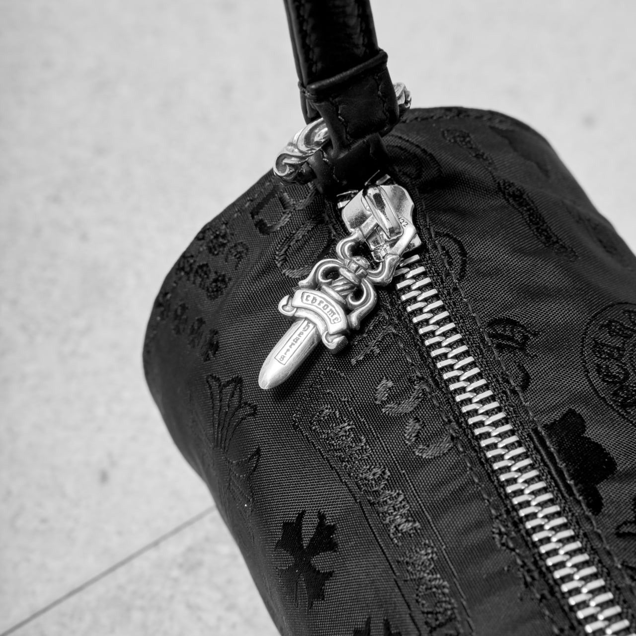 Chrome Hearts CHROME HEARTS Grinds Motif Nylon Bag BLACK Size ONE SIZE - 7 Thumbnail