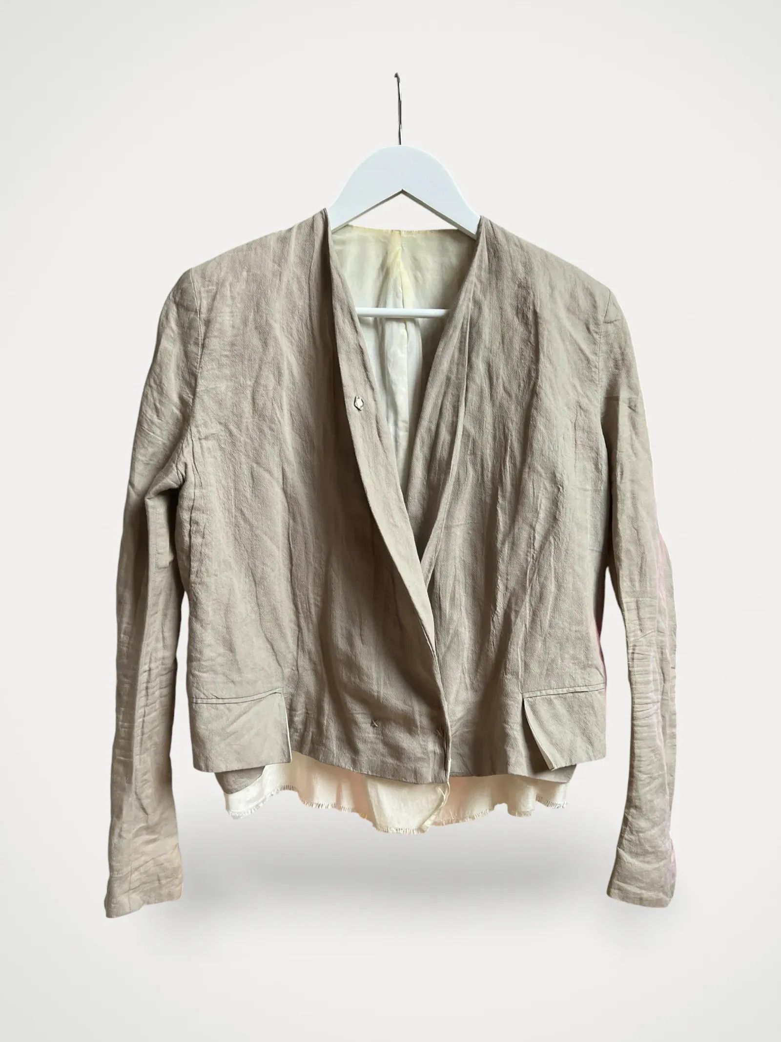 Acne Studios Acne Studios Eleven crinkled SS10 Blazer Size XS / US 0-2 / IT 36-38 - 1 Thumbnail