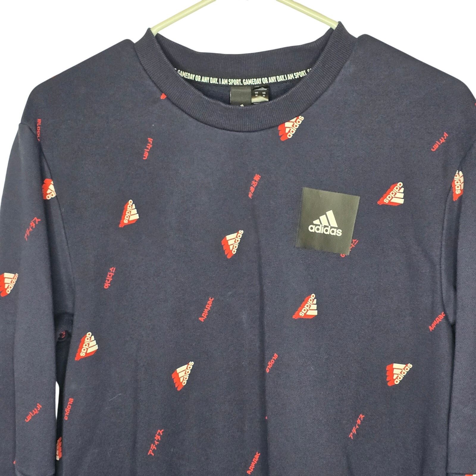 Adidas Adidas Must Haves Graphic Crew Neck Sweatshirt Size Medium Size US M / EU 48-50 / 2 - 4 Thumbnail