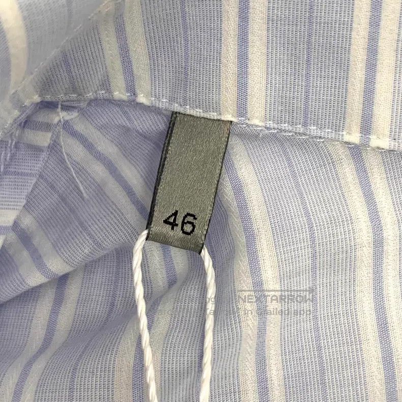 Dior Dior Light blue striped cotton lapel half-zipper short-sle Size US S / EU 44-46 / 1 - 7 Thumbnail