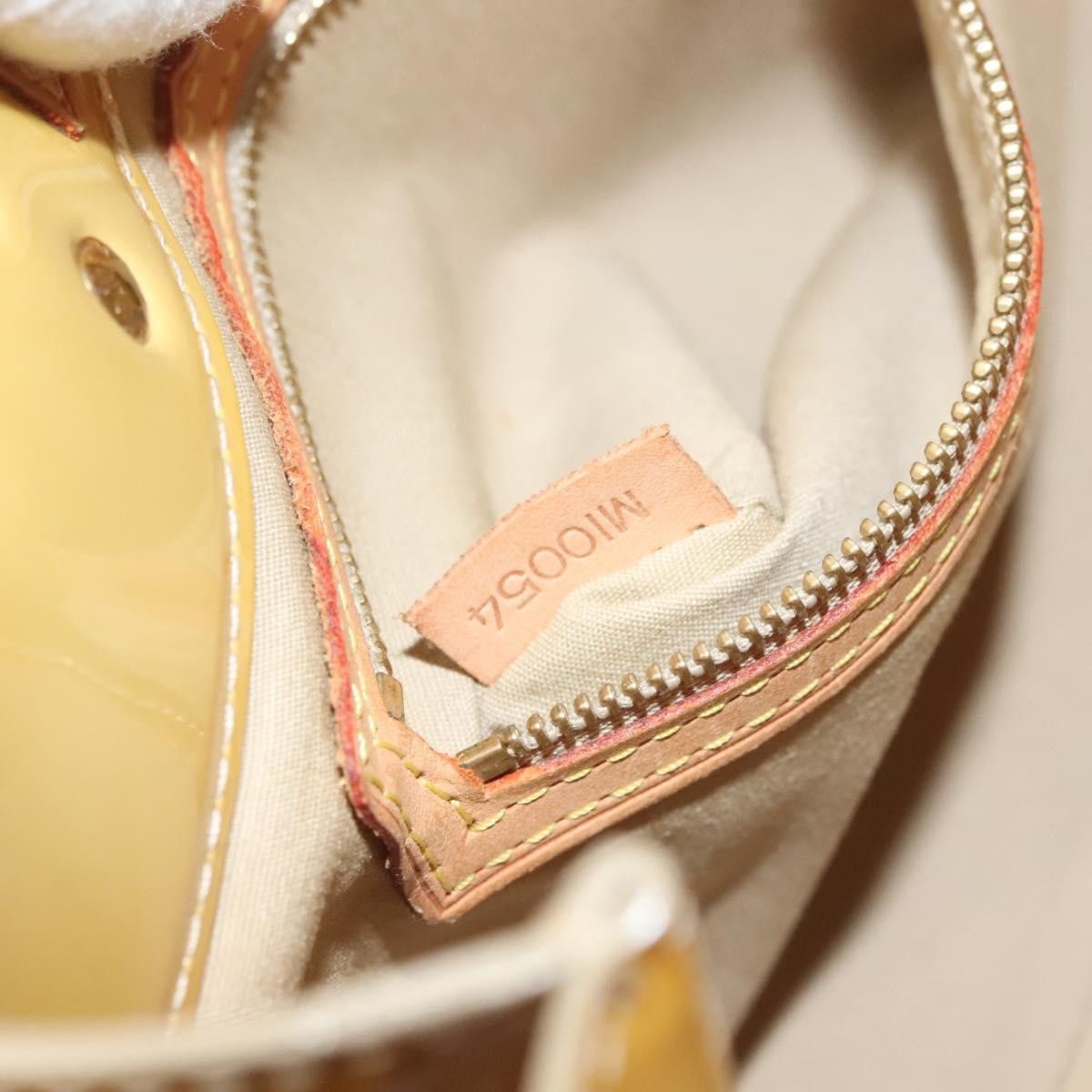 Louis Vuitton LOUIS VUITTON Monogram Vernis Reade PM Hand Bag Beige M91334 Size ONE SIZE - 12 Thumbnail
