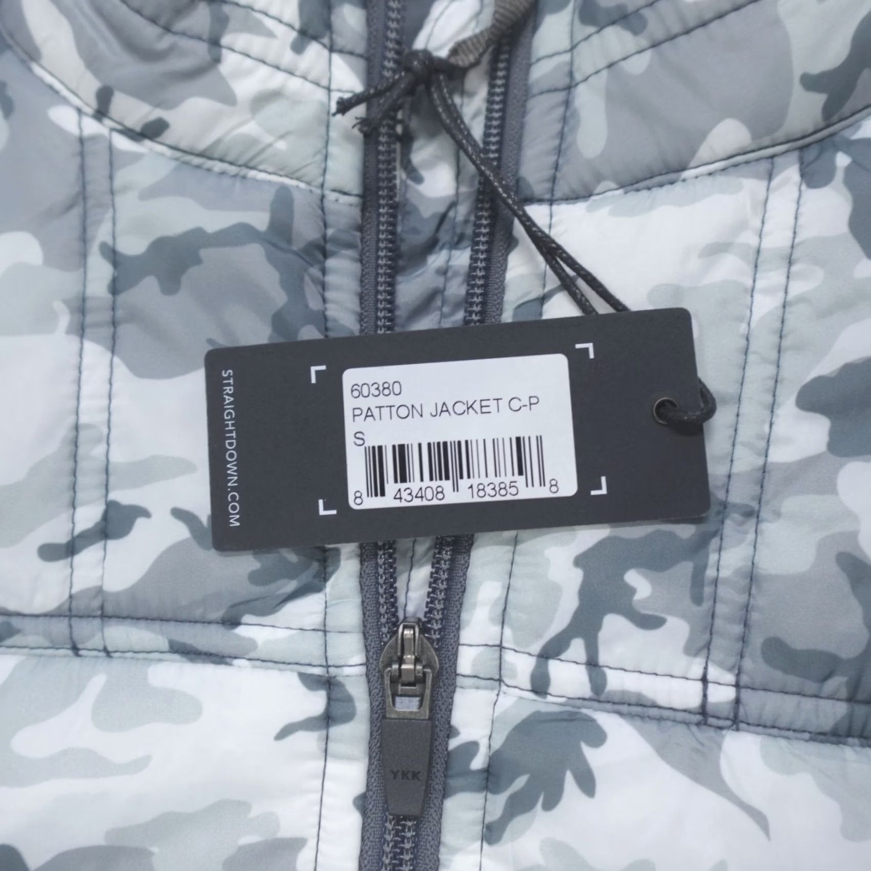 Vintage Straight Down Patton Jacket Full Zip Camo Grey 60380 Men's Size S Size US S / EU 44-46 / 1 - 3 Thumbnail