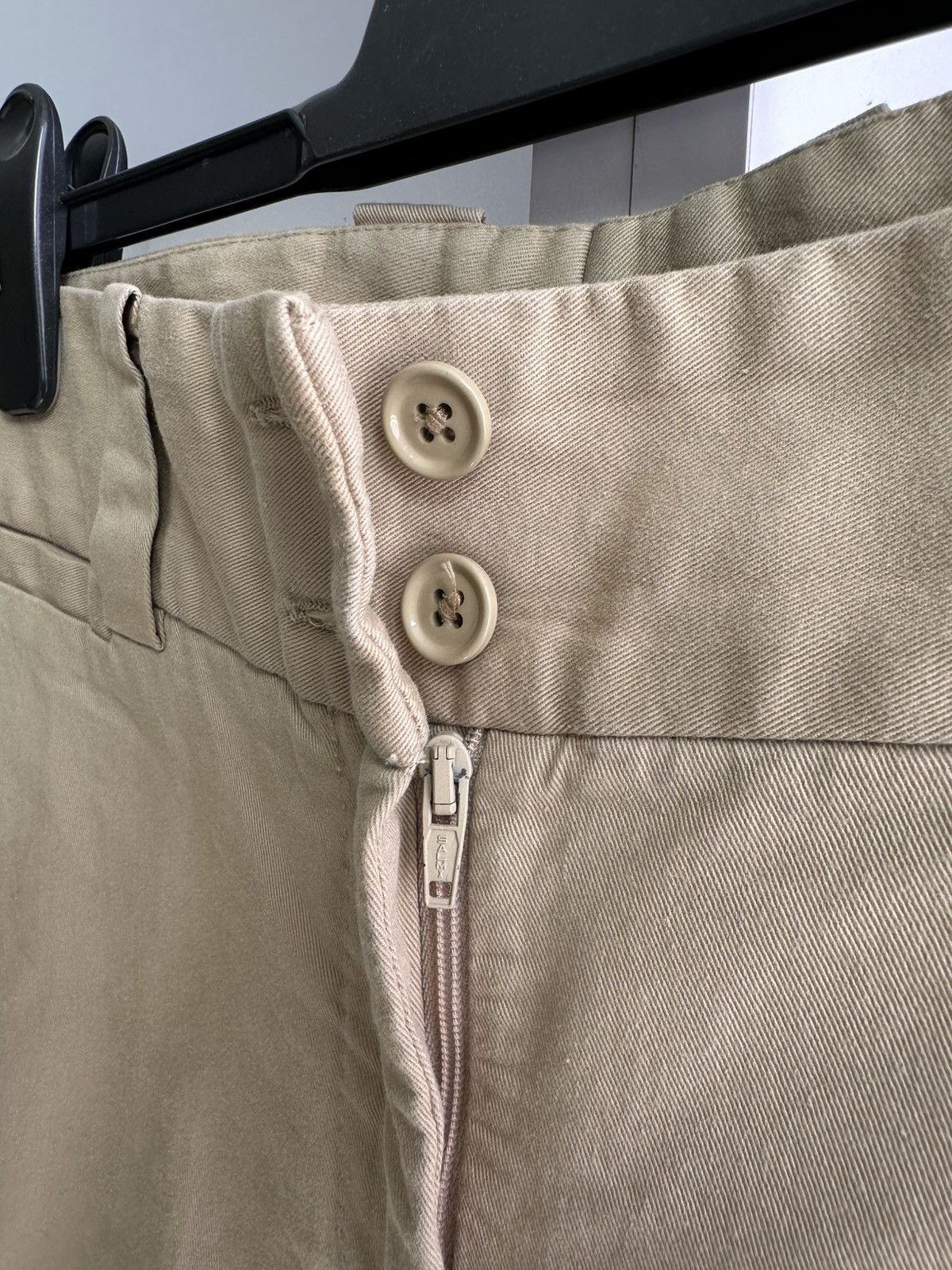 Dolce & Gabbana × Vintage Vintage Dolce&Gabbana Women's Beige Flare Size 28" / US 6 / IT 42 - 6 Thumbnail