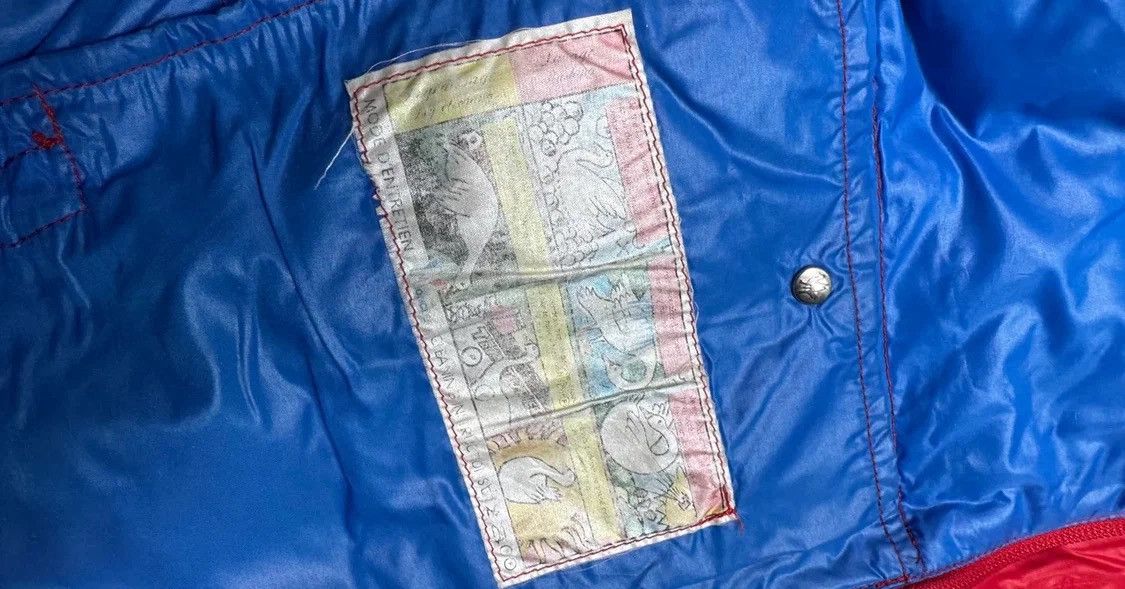 Moncler Vintage Moncler Grenoble Puffer Down Blue Red 80S Size US L / EU 52-54 / 3 - 3 Thumbnail