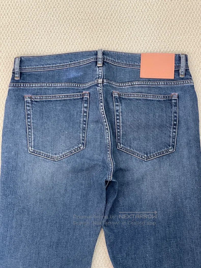 Acne Studios Acne Studios Light Blue Washed Denim Jeans Size 42" / US 20 - 9 Thumbnail