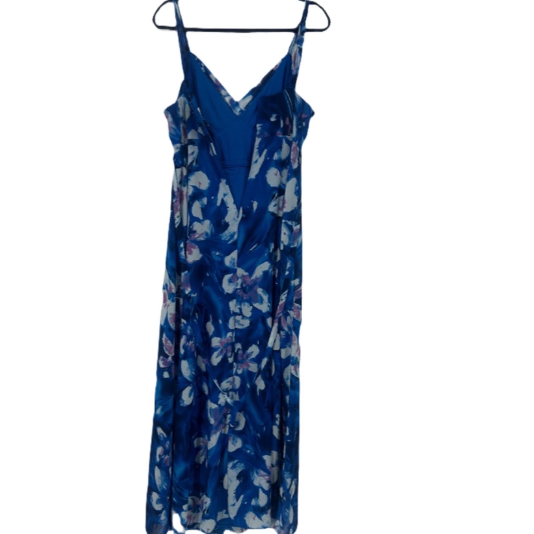 Other Robbie Bee Cobalt Blue Floral Maxi Dress - Sleeveless - S 8 Size M / US 6-8 / IT 42-44 - 4 Thumbnail