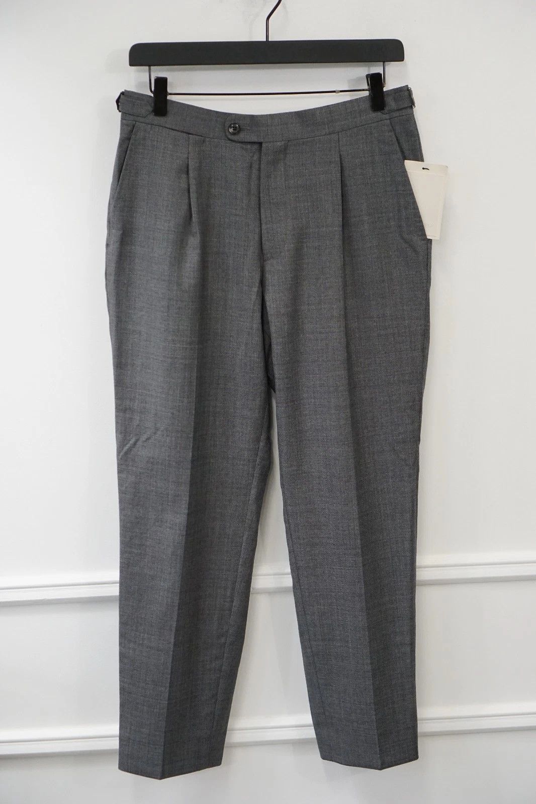 Suitsupply Men Suitsupply Pants grey Blue Wool Size EU44 UK/US34 Size 34R - 1 Thumbnail