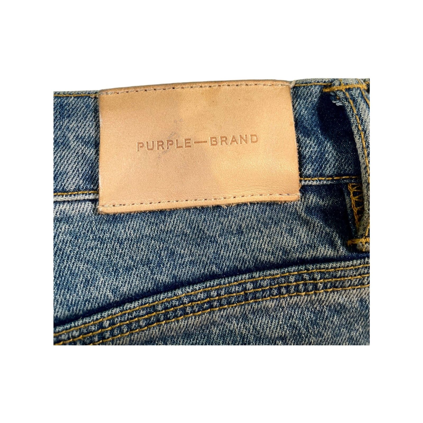 Purple Brand Purple Brand Plain Dark Wash Jeans Size US 31 - 4 Thumbnail