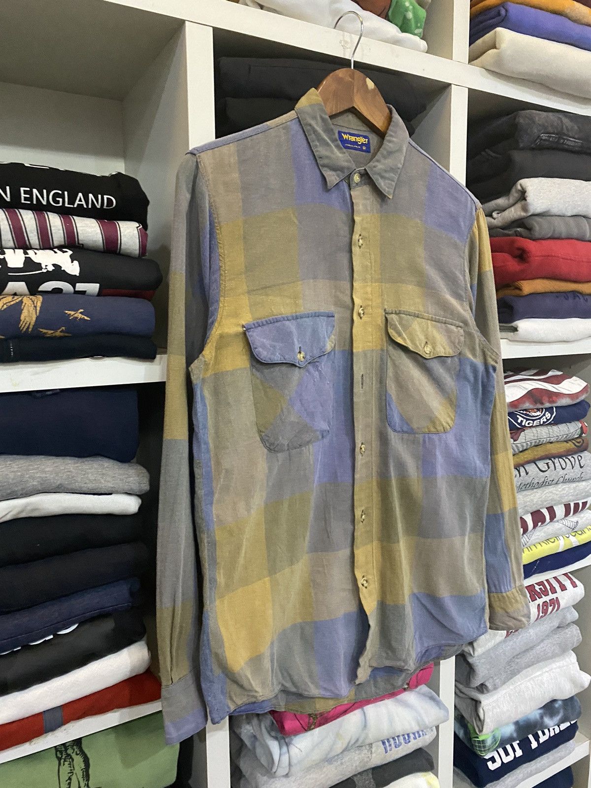 Flannel × Vintage × Wrangler Vintage Wrangler Flannel Size US M / EU 48-50 / 2 - 4 Thumbnail