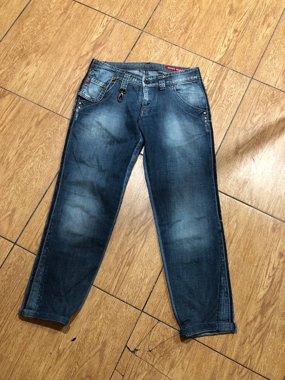 Miss Sixty 90s Miss Sixty Washed Blue Denim jeans Size 28" / US 6 / IT 42 - 18 Thumbnail