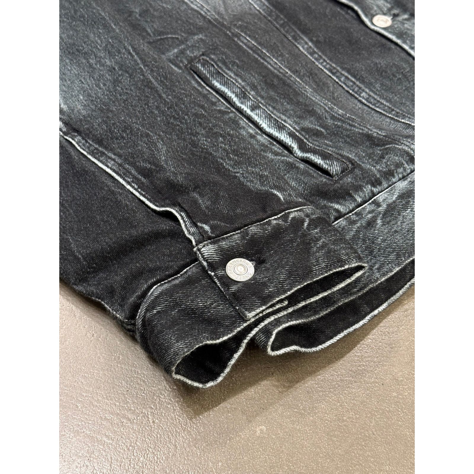 Balenciaga 2020 Balenciaga trompe l'oeil heavy cotton jacket Size US M / EU 48-50 / 2 - 5 Thumbnail