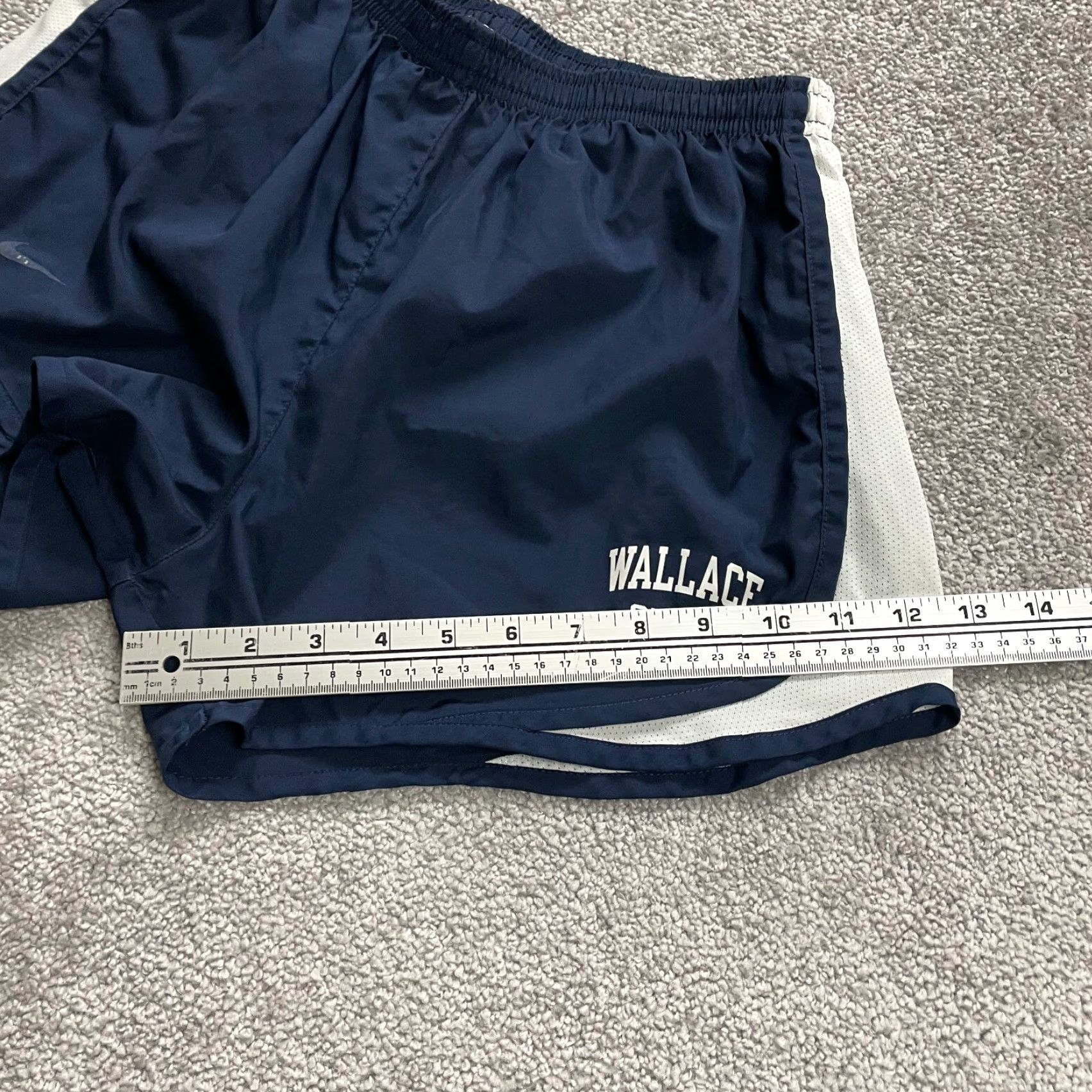 Nike Nike Dri Fit Active Shorts Womens Medium Blue Elastic Waist Pockets 26x3 Size 32" / US 10 / IT 46 - 6 Thumbnail