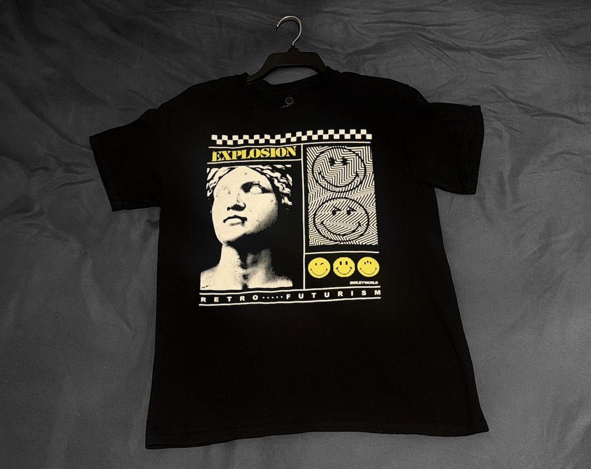 Other Retro Futurism Explosion T-Shirt – Streetwear Y2K Shirt Size US M / EU 48-50 / 2 - 1 Thumbnail