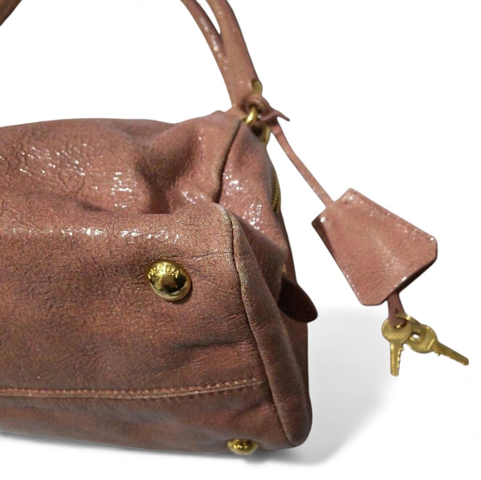 Prada Prada - Pink Leather Handbag Size ONE SIZE - 5 Thumbnail