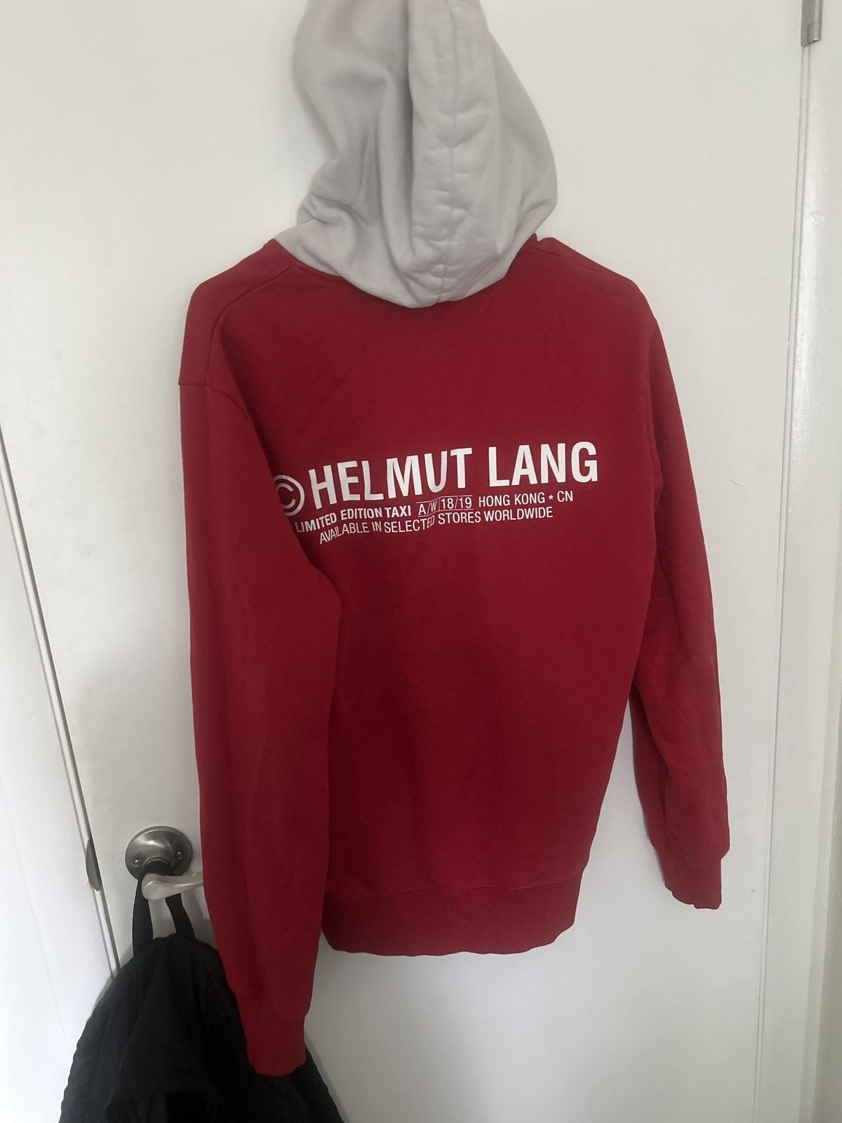 Helmut Lang Helmut lang Taxi hoodie red 2019 Size US S / EU 44-46 / 1 - 4 Thumbnail