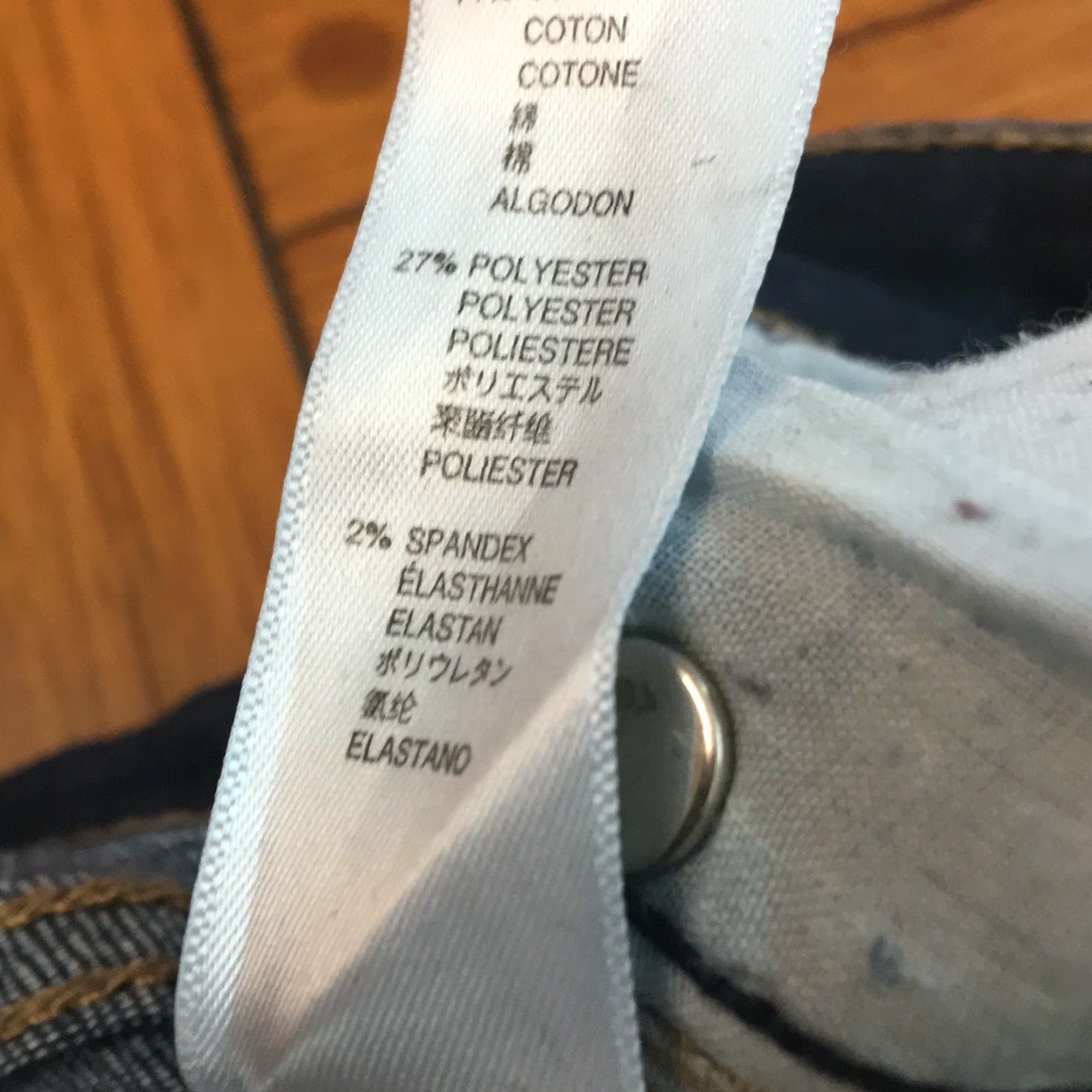 Gap Gap Jeans Women Blue Skinny Regular Denim 10/30 R - Mid Rise Flat Front 5-Pocket Stretch Universal Jeans Size 32" / US 10 / IT 46 - 7 Thumbnail