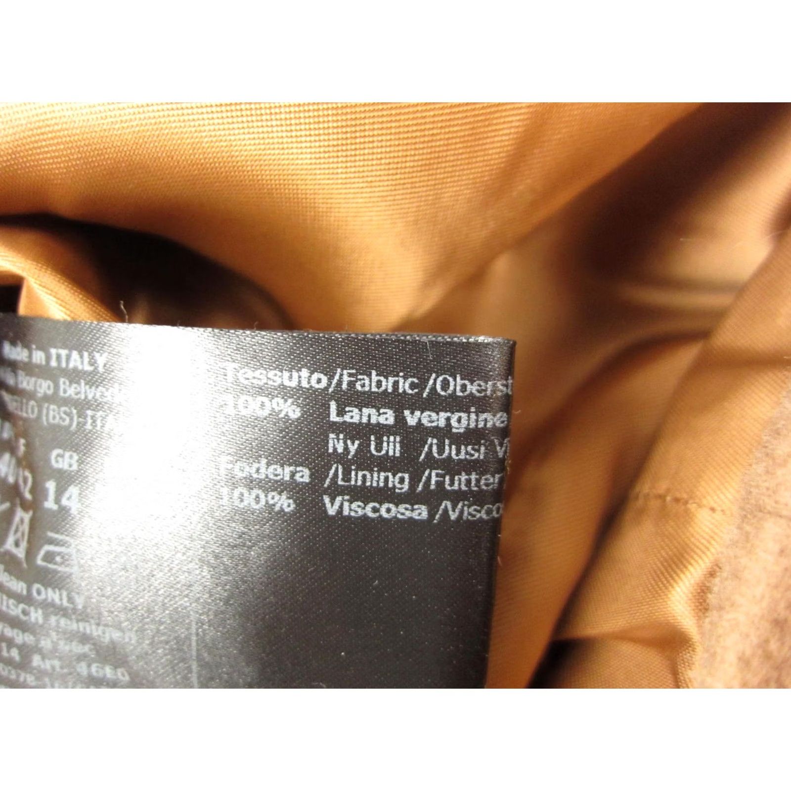 Cinzia Rocca Cinzia Rocca Peacoat Double Breasted Pure Virgin Wool Brown Womens Size 10 Size L / US 10 / IT 46 - 7 Thumbnail