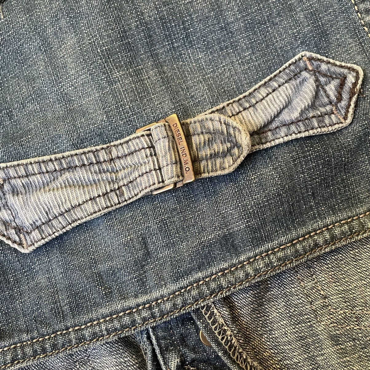 Diesel × Diesel Black Gold × Vintage Very Vintage 90s Diesel Uzbekistan Rally Denim Vest Size US S / EU 44-46 / 1 - 4 Thumbnail