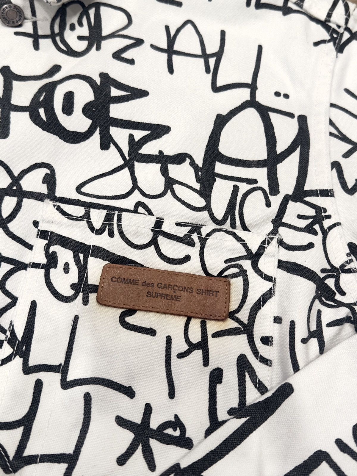 Comme des Garcons SHIRT × Supreme Supreme x Comme des Garcons Shirt Printed Canvas Chore Coat Size US L / EU 52-54 / 3 - 4 Thumbnail