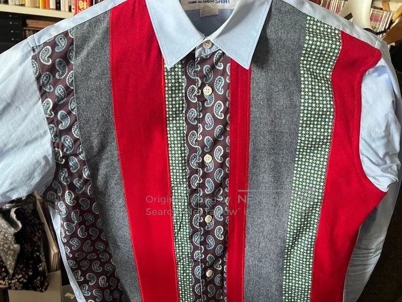 Comme des Garcons Comme des Garcons CDG Patchwork Shirt. Size US XS / EU 42 / 0 - 2 Thumbnail