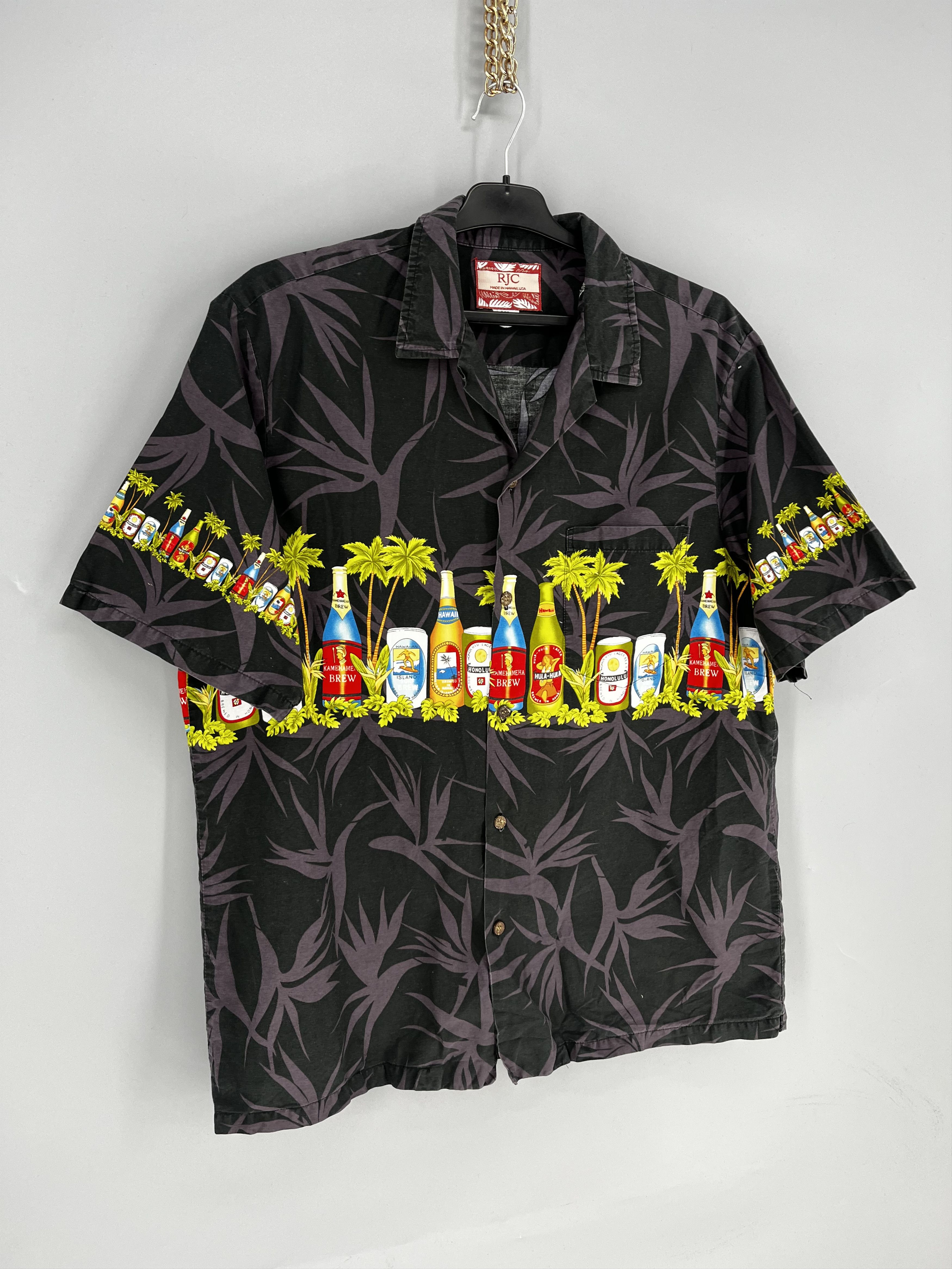 Vintage Vintage RJC Hawaii Made Cotton Hawaiian Camp Collar Shirt Size US XL / EU 56 / 4 - 2 Thumbnail