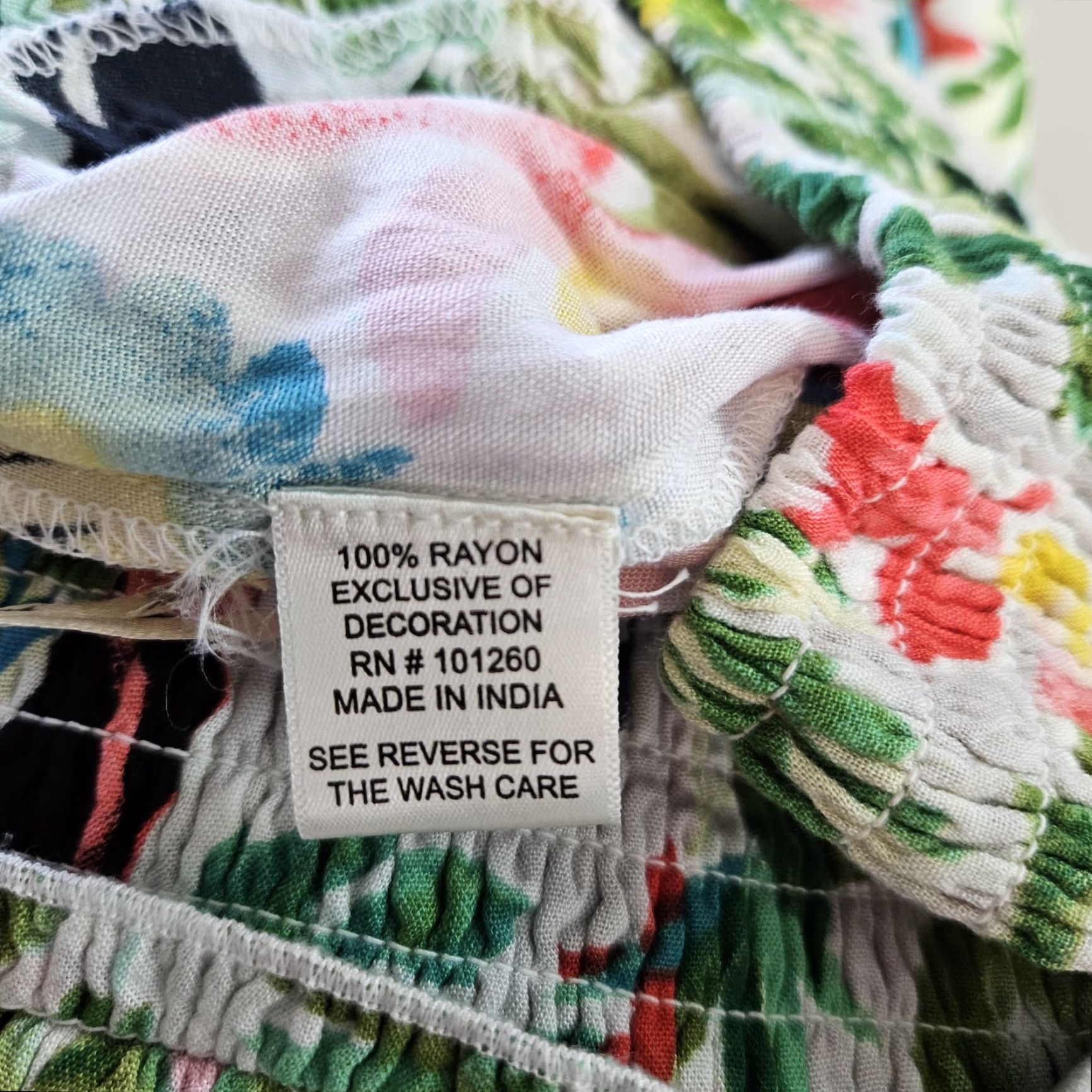 Vintage True Destinations Womens Wide Leg Cropped Pants XS Green Floral Birds Pattern Clothing Size 26" / US 2 / IT 38 - 4 Thumbnail