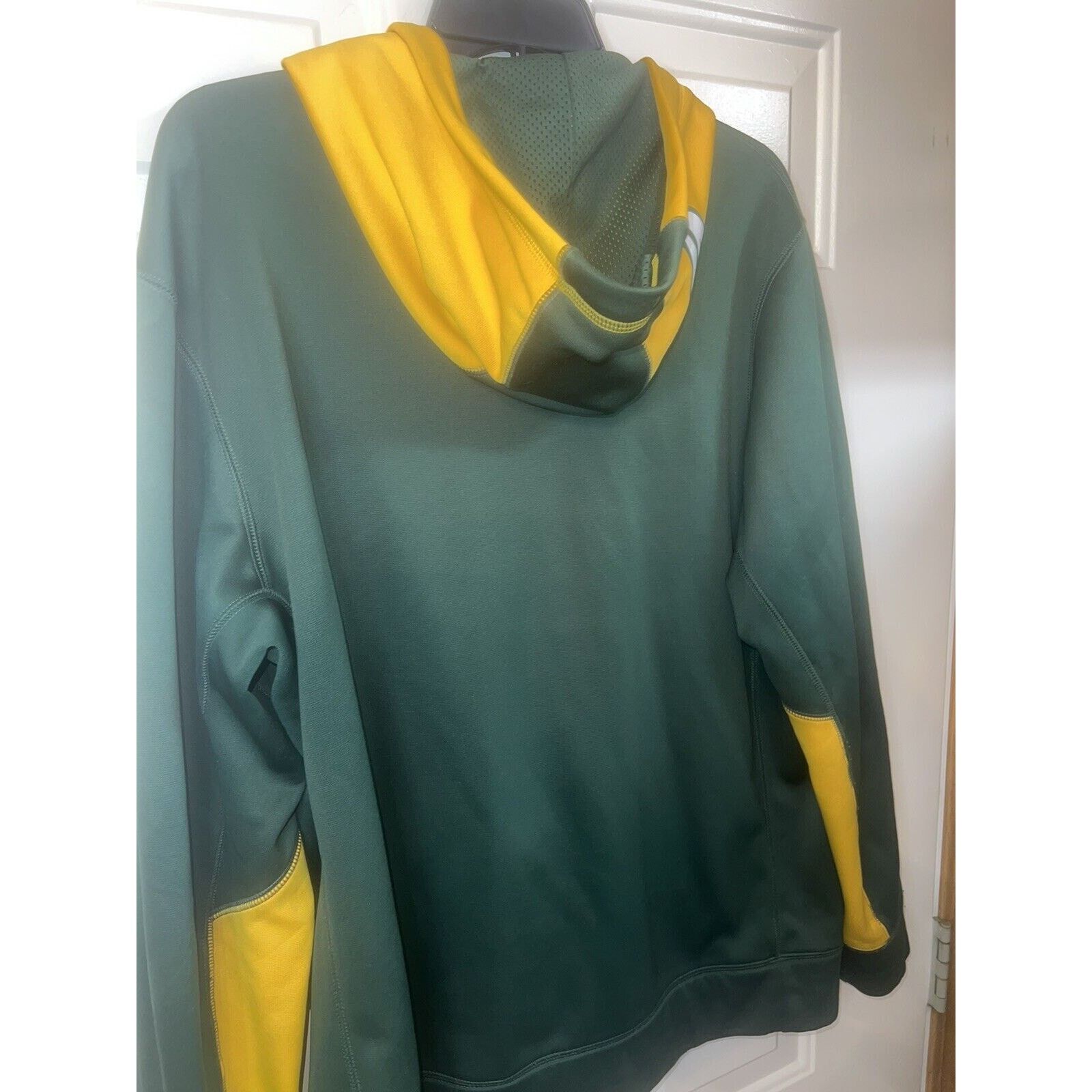 Nike Nike Green Bay Packers Jacket Zip Up Hoodie Large Sweatshirt Size US XL / EU 56 / 4 - 14 Thumbnail
