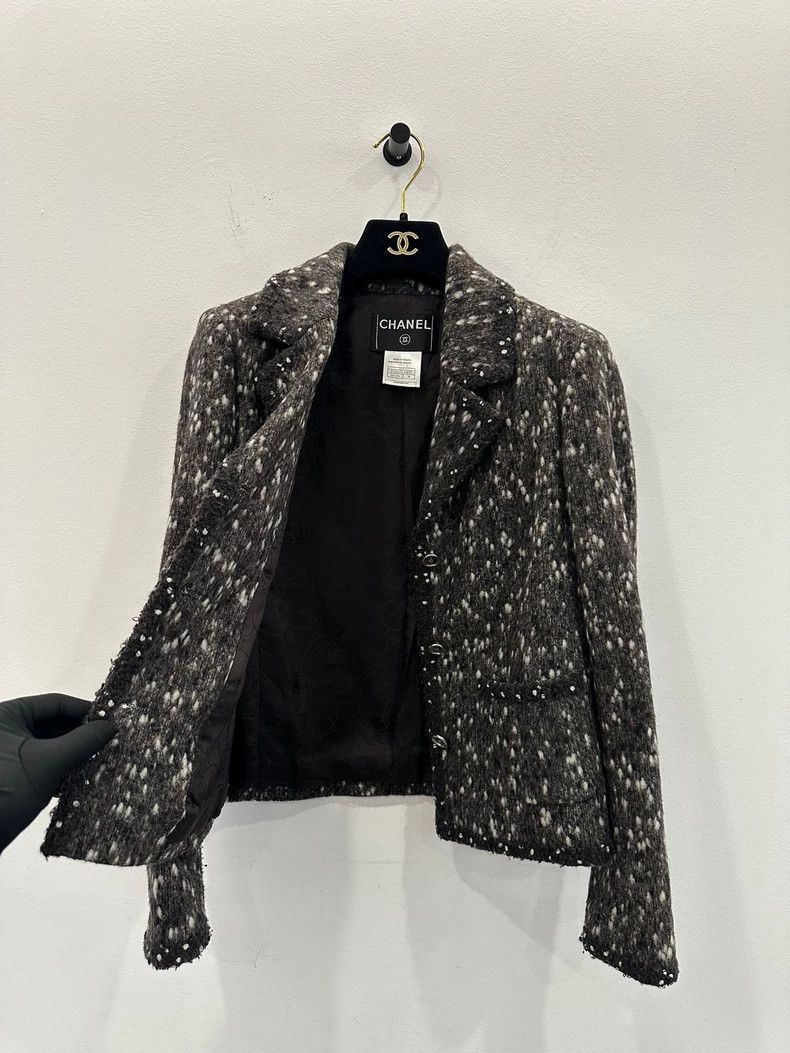 Chanel Chanel Snowflake Wool Women's Jacket -2505 Size US S / EU 44-46 / 1 - 3 Thumbnail