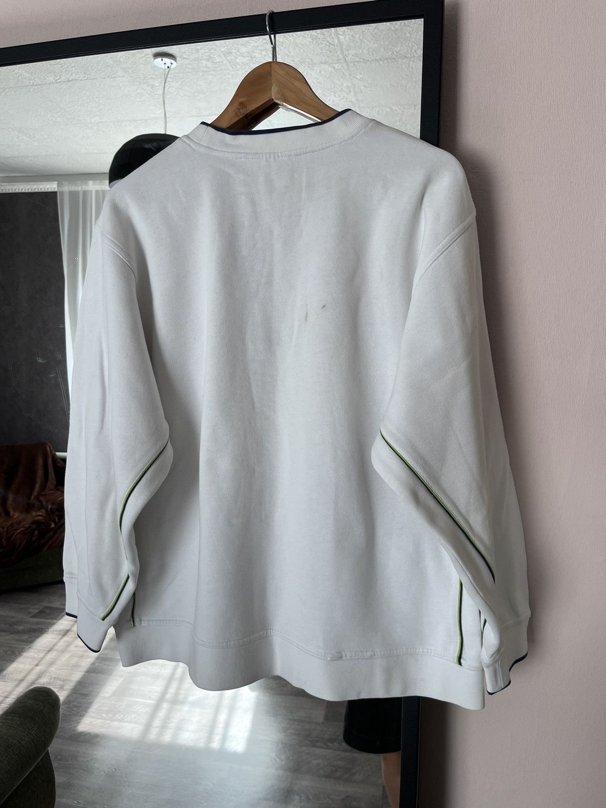 Ellesse Vintage Ellesse Big Logo Embroidered White Sweatshirt Size XL / US 12-14 / IT 48-50 - 3 Thumbnail