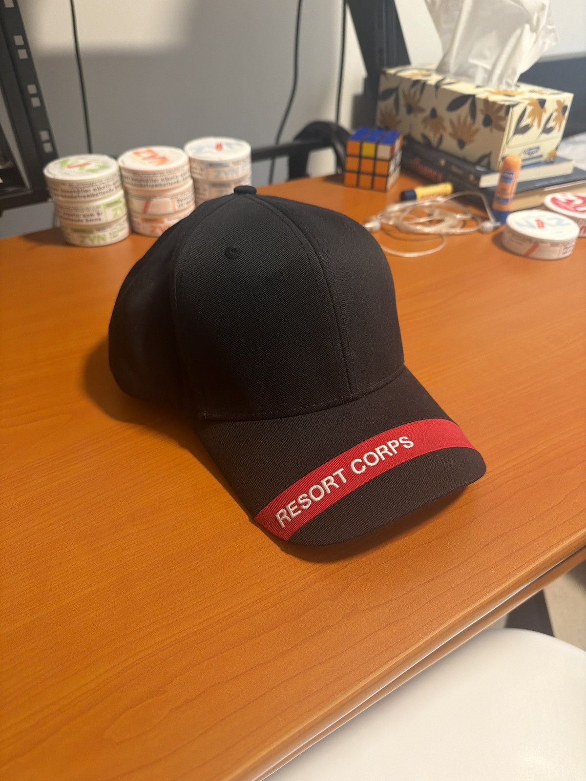 Resort Corps Resort Corps Red Stripe Hat Strapback Size ONE SIZE - 5 Thumbnail