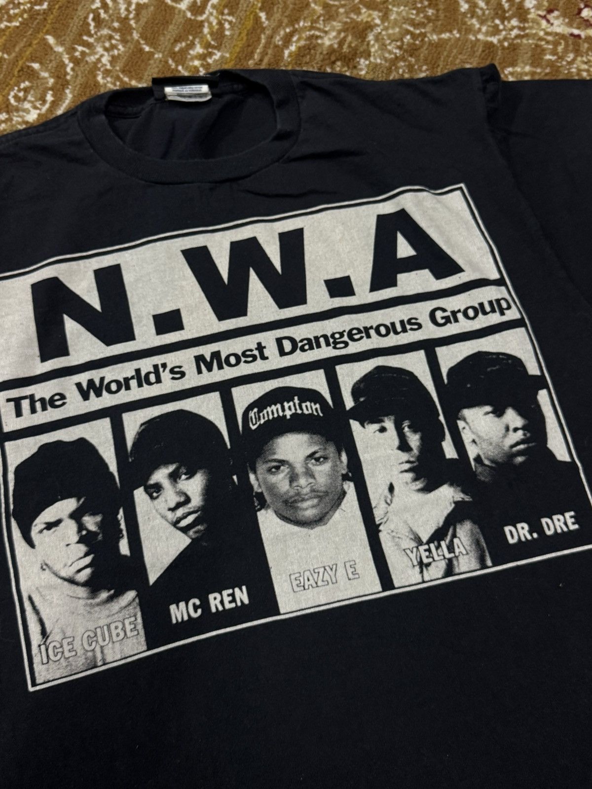 Rap Tees NWA THE WORLD MOST DANGEROUS GROUP Size US M / EU 48-50 / 2 - 7 Thumbnail