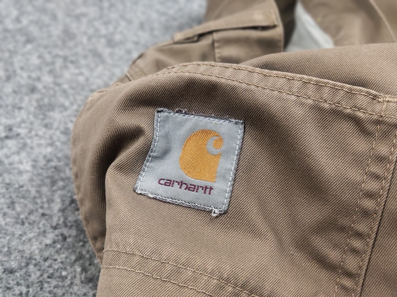 Carhartt Vintage Carhartt carpenter Beige canvas Logo Pocket Pants Size US 32 / EU 48 - 12 Thumbnail