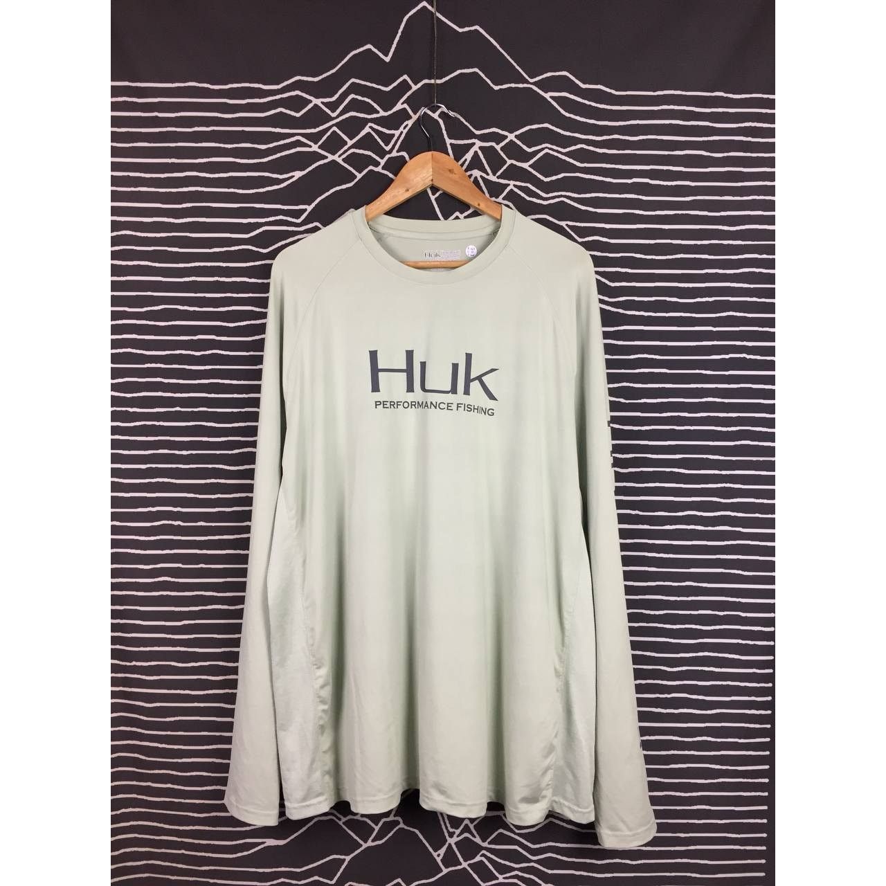 Vintage Huk Performance Fishing Long Sleeve Polyester Tee Size 2XL Size US XXL / EU 58 / 5 - 1 Thumbnail