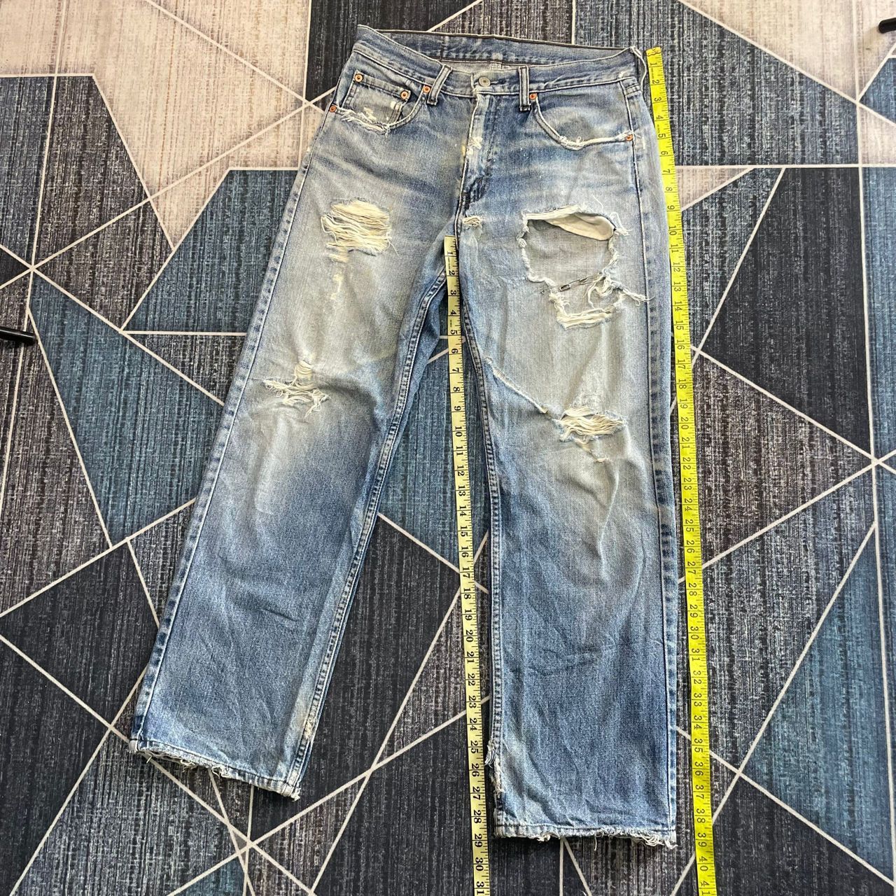 Vintage Levis Ripped Trashed Distressed Jeans