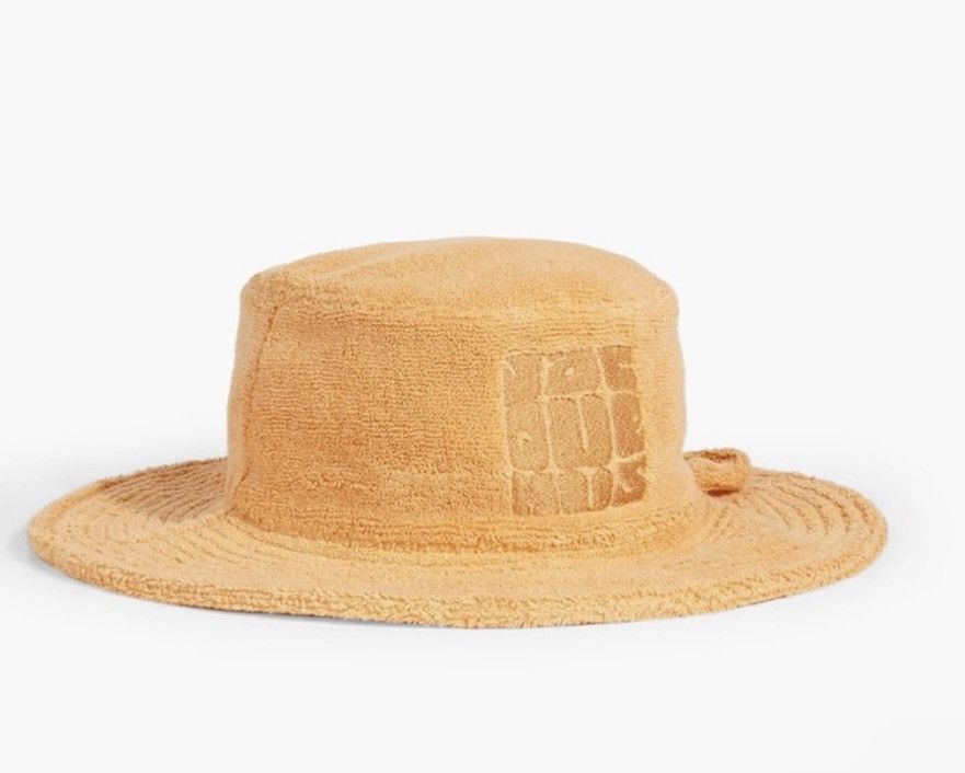 Jacquemus JACQUEMUS Banho embroidered cotton-terry bucket hat Size ONE SIZE - 1 Thumbnail