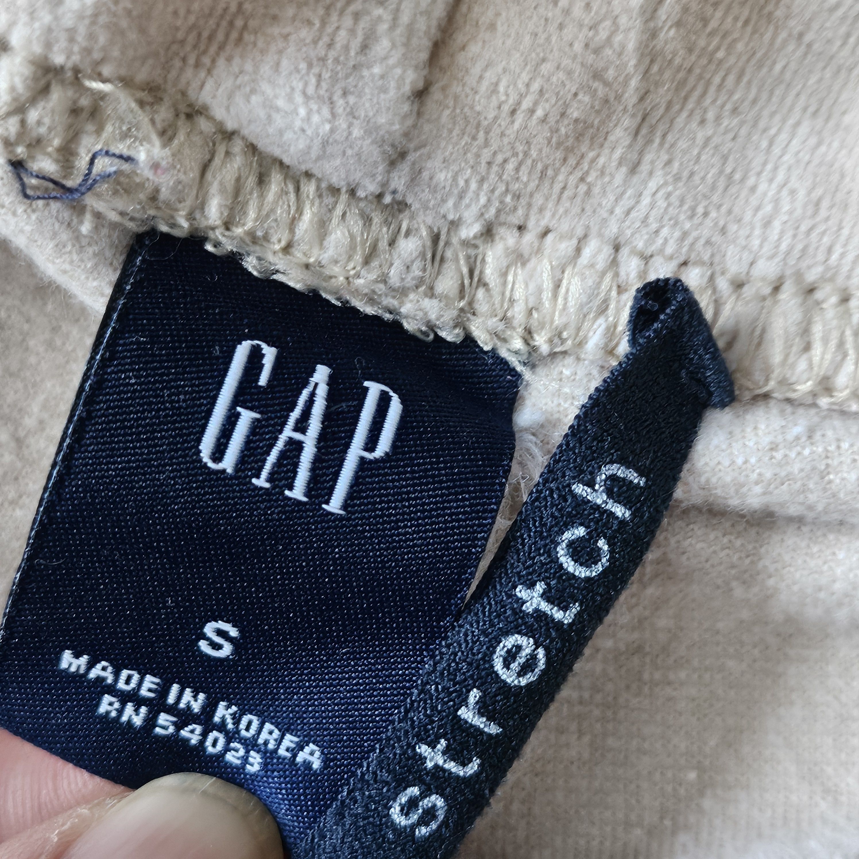 Gap × Vintage Vintage GAP velvet tan sweatpants Size 27" / US 4 / IT 40 - 5 Thumbnail