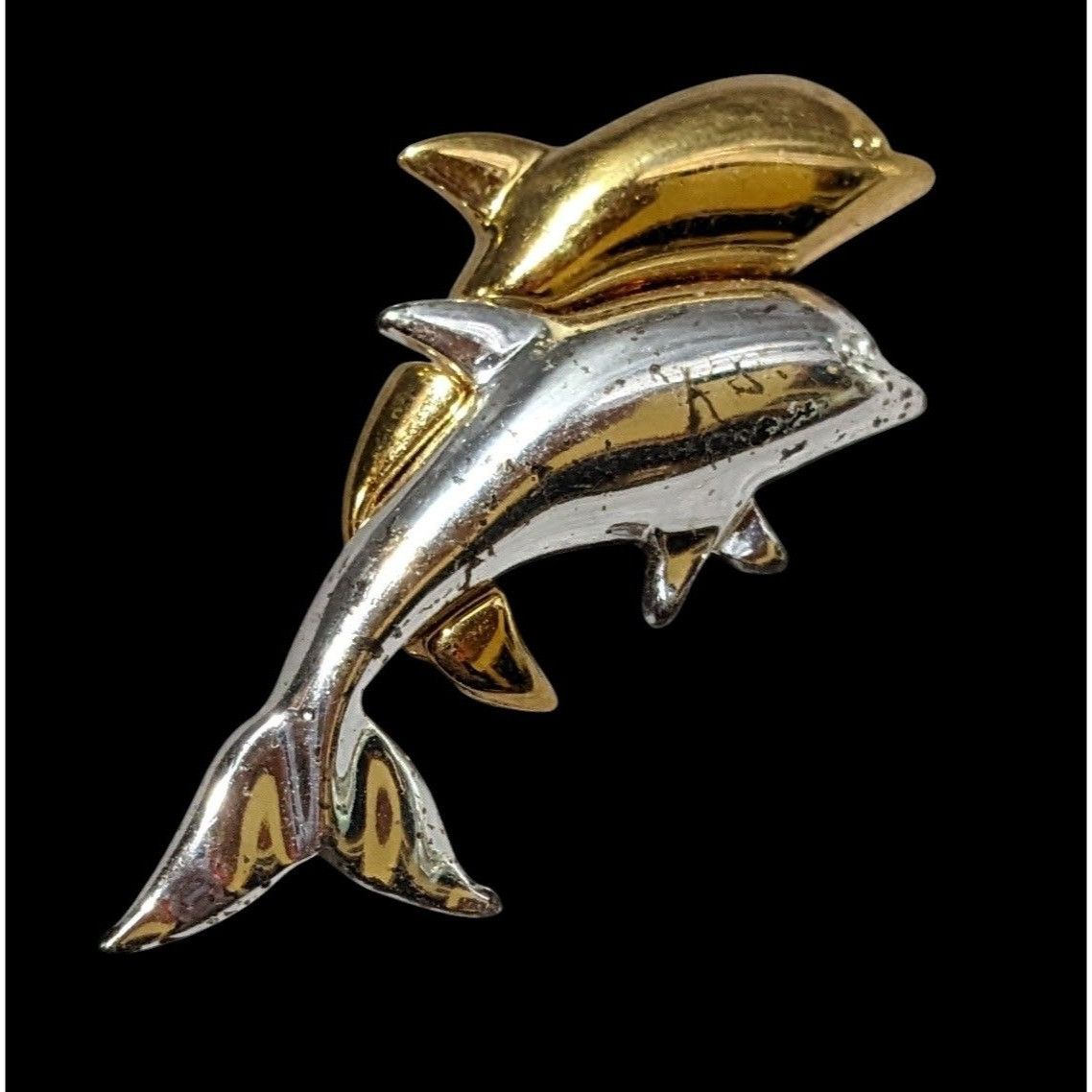 Other Vintage Napier Mixed Metal Tone Dolphin Brooch Size ONE SIZE - 1 Thumbnail