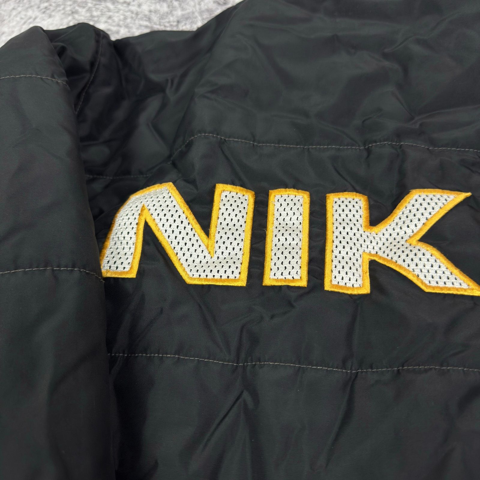 Nike Nike Men's Solo Swoosh Spellout Full Zip Puffer Jacket XS Size US XS / EU 42 / 0 - 9 Thumbnail