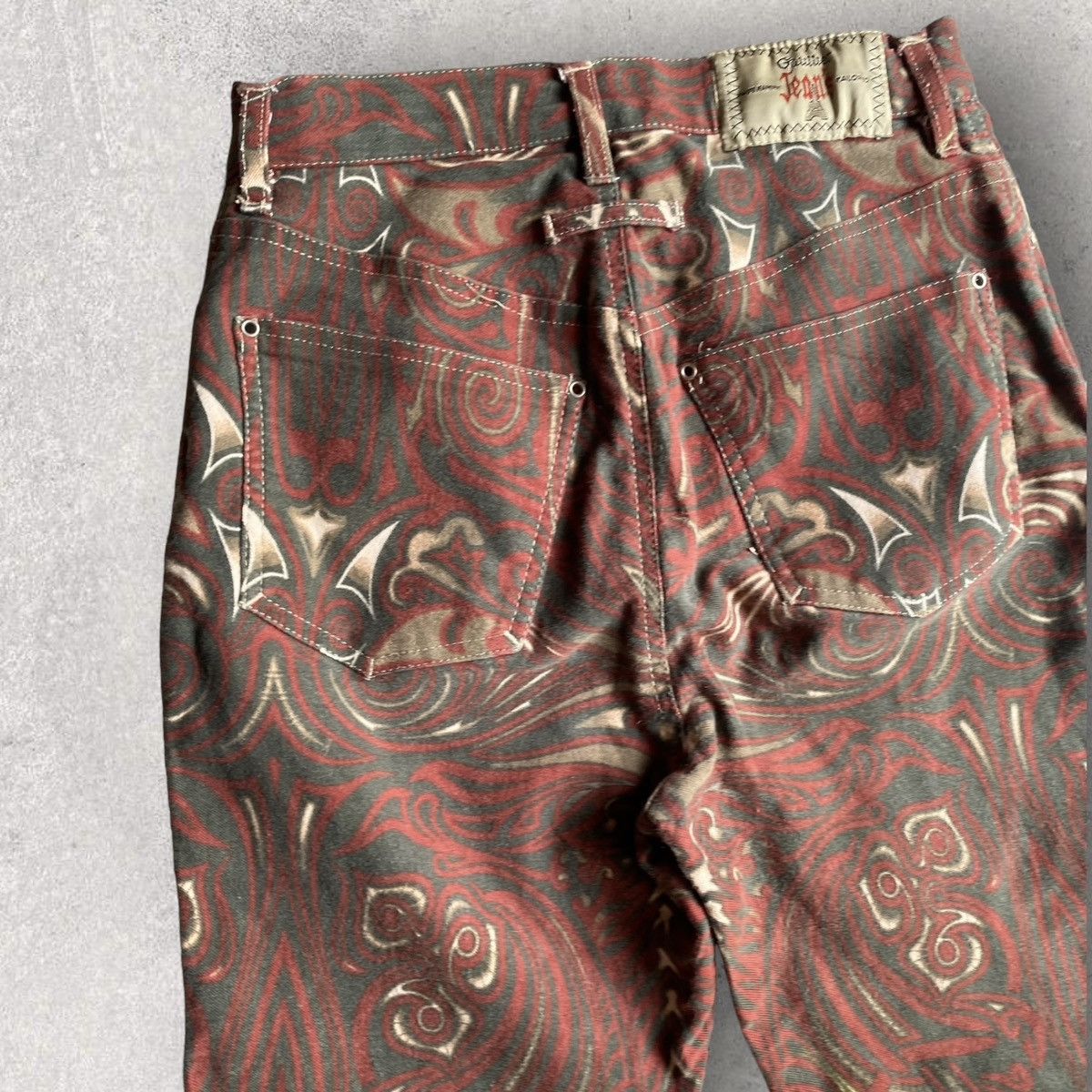 Jean Paul Gaultier SS96 Cyber Tribal Cropped Pants Size 26" / US 2 / IT 38 - 7 Thumbnail