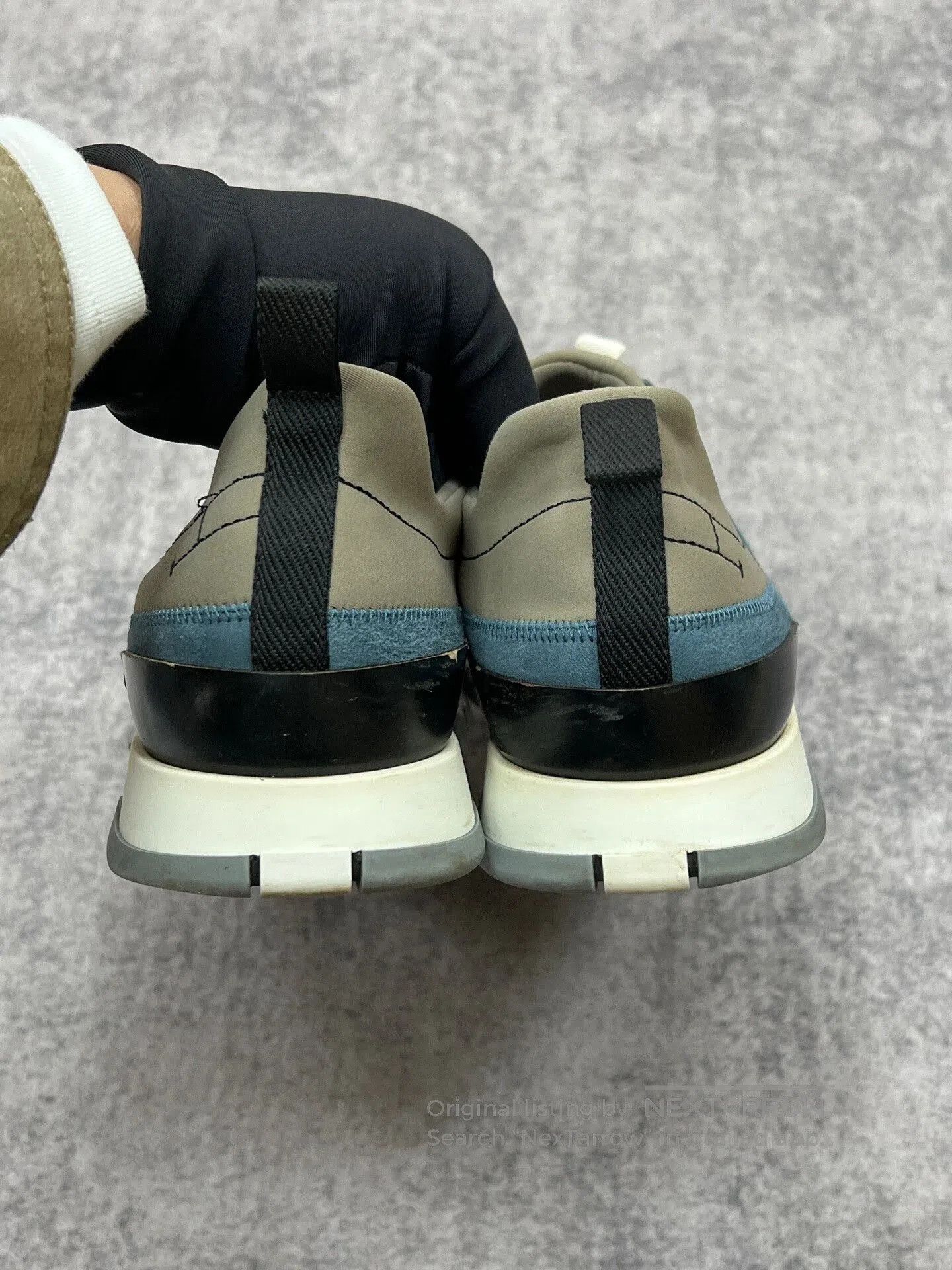 Hermes Hermes Suede Patchwork Sneakers Size 40. Size US 7.5 / EU 40-41 - 6 Thumbnail