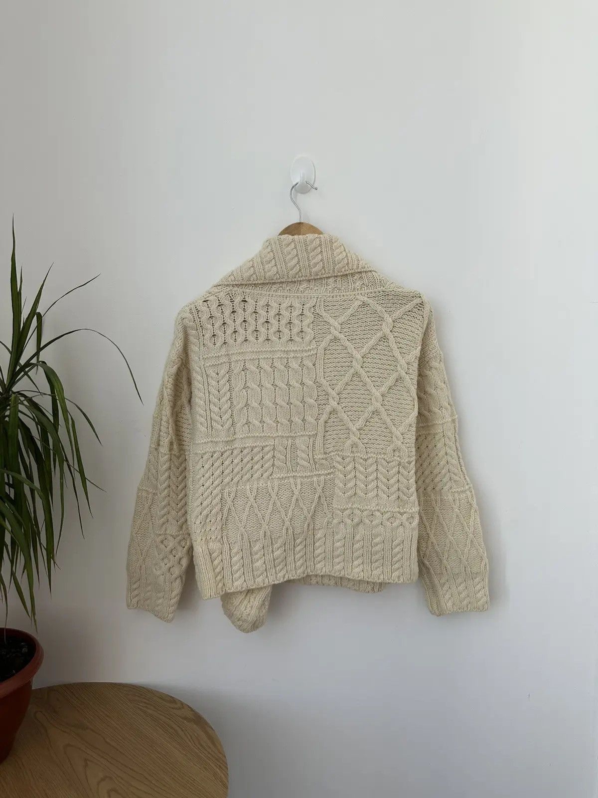 Autumn Cashmere Vintage Carraig Donn Knit Beige Womens Cardigan Size US XS / EU 42 / 0 - 10 Thumbnail